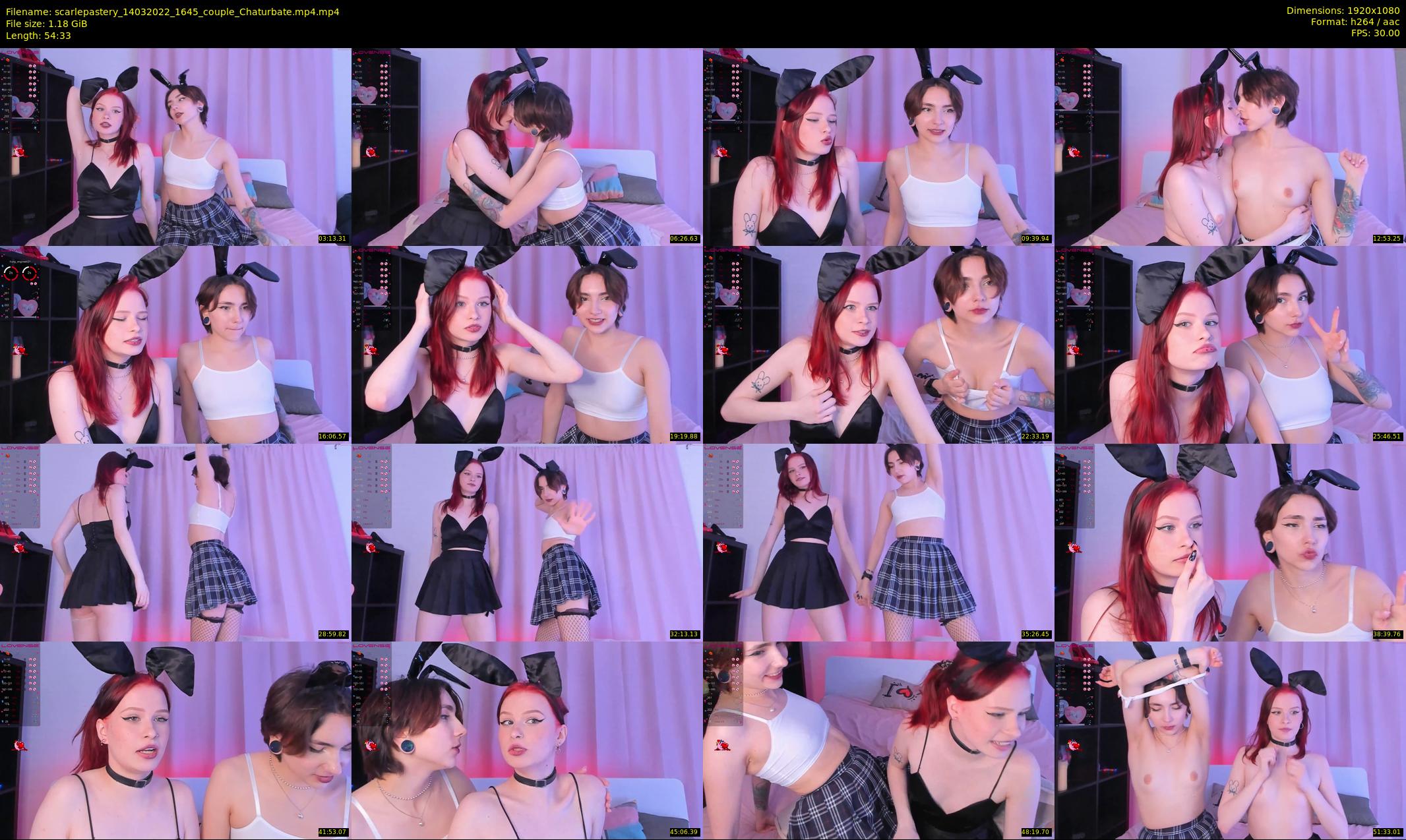 scarlepastery — 55 minute Chaturbate couple cam show recording, 1080p, Mar 14, 2022