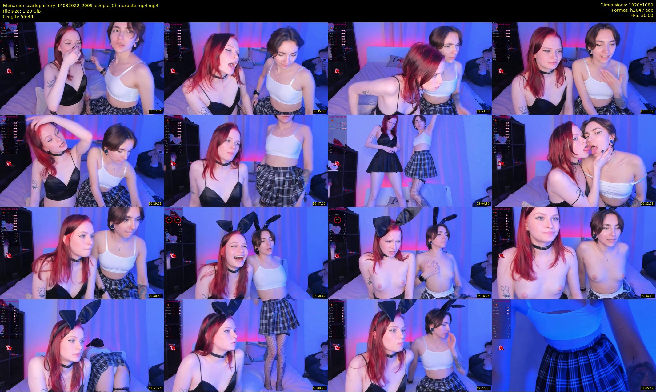 scarlepastery — 56 minute Chaturbate couple cam show recording, 1080p, Mar 14, 2022
