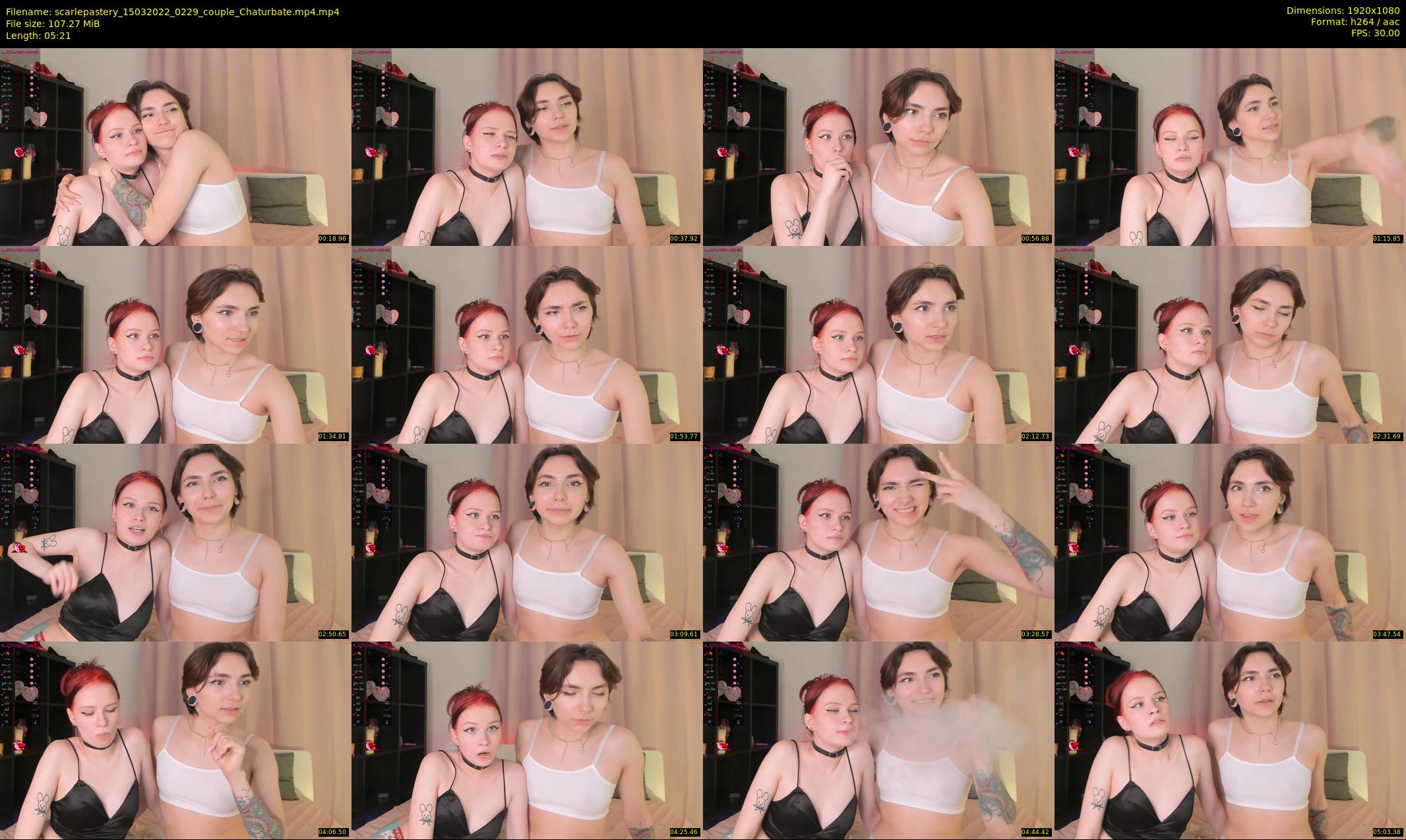 scarlepastery — 6 minute Chaturbate couple cam show recording, 1080p, Mar 15, 2022