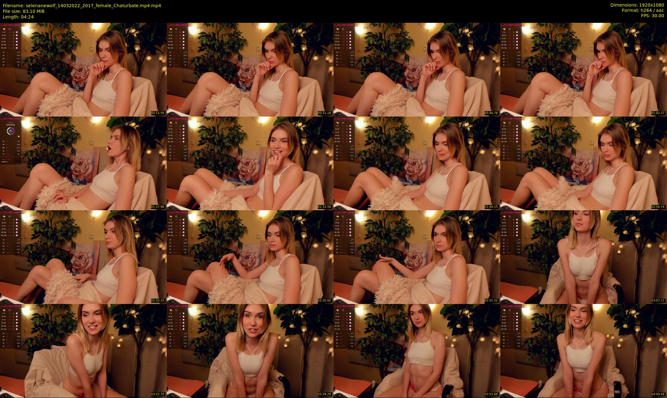 selenanewolf — 5 minute Chaturbate couple cam show recording, 1080p, Mar 14, 2022