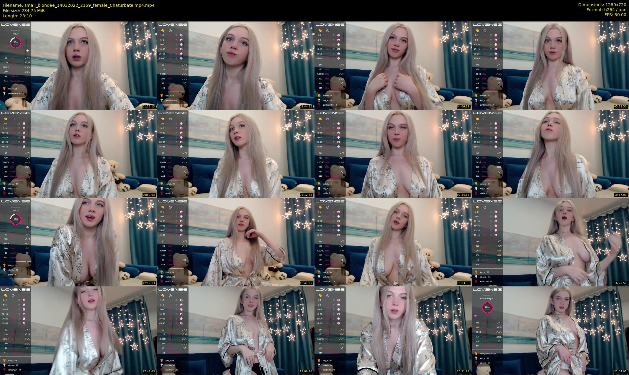 small_blondee — 24 minute Chaturbate female cam show recording, 720p, Mar 14, 2022