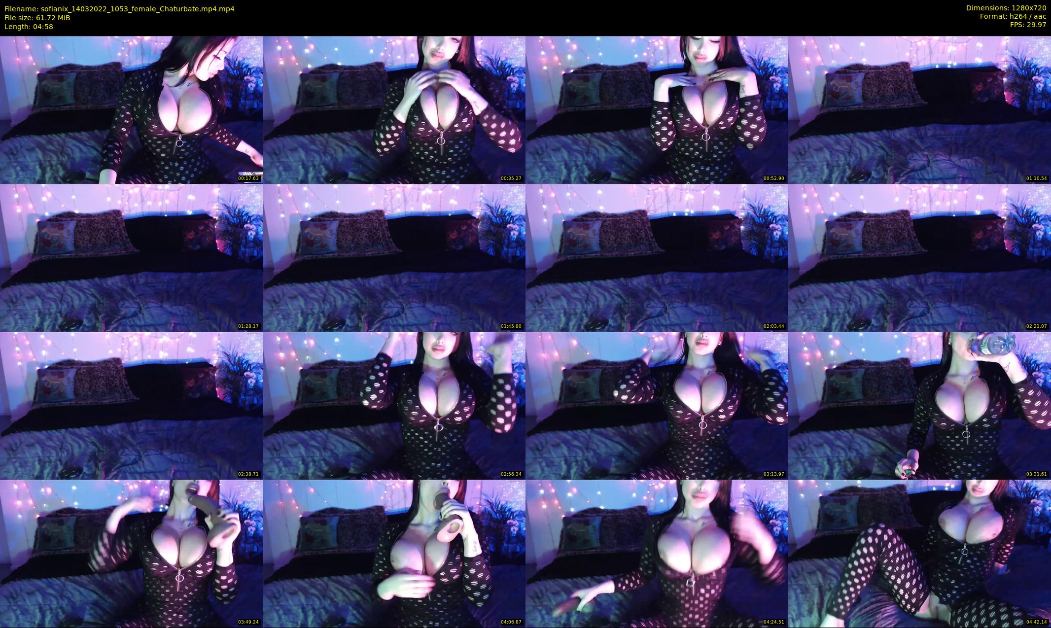 sofianix — 5 minute Chaturbate female cam show recording, 720p, Mar 14, 2022