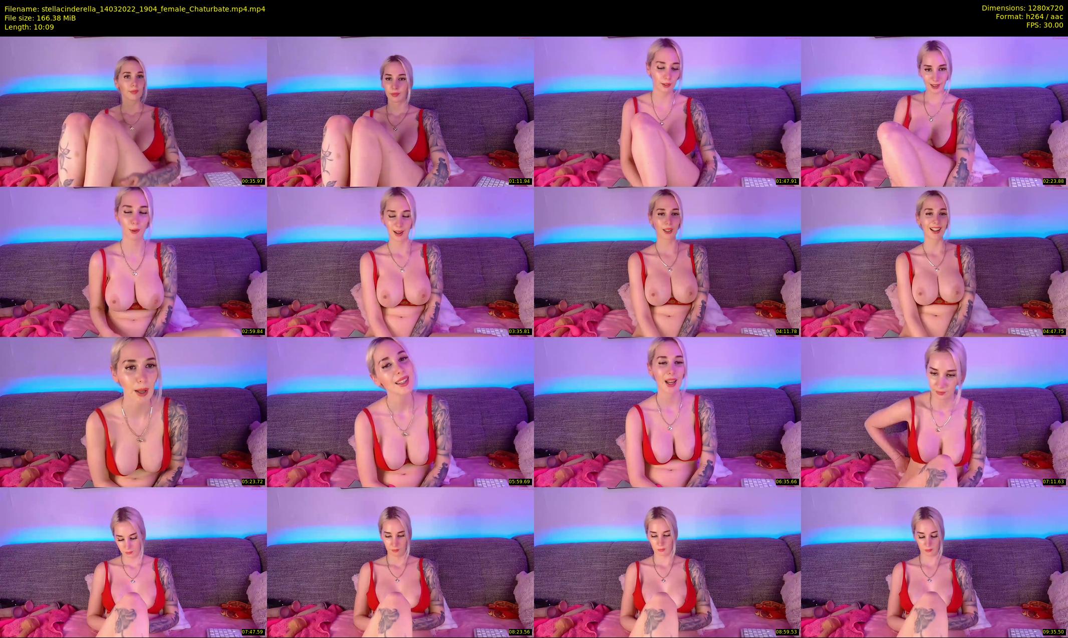 stellacinderella — 11 minute Chaturbate female cam show recording, 720p, Mar 14, 2022