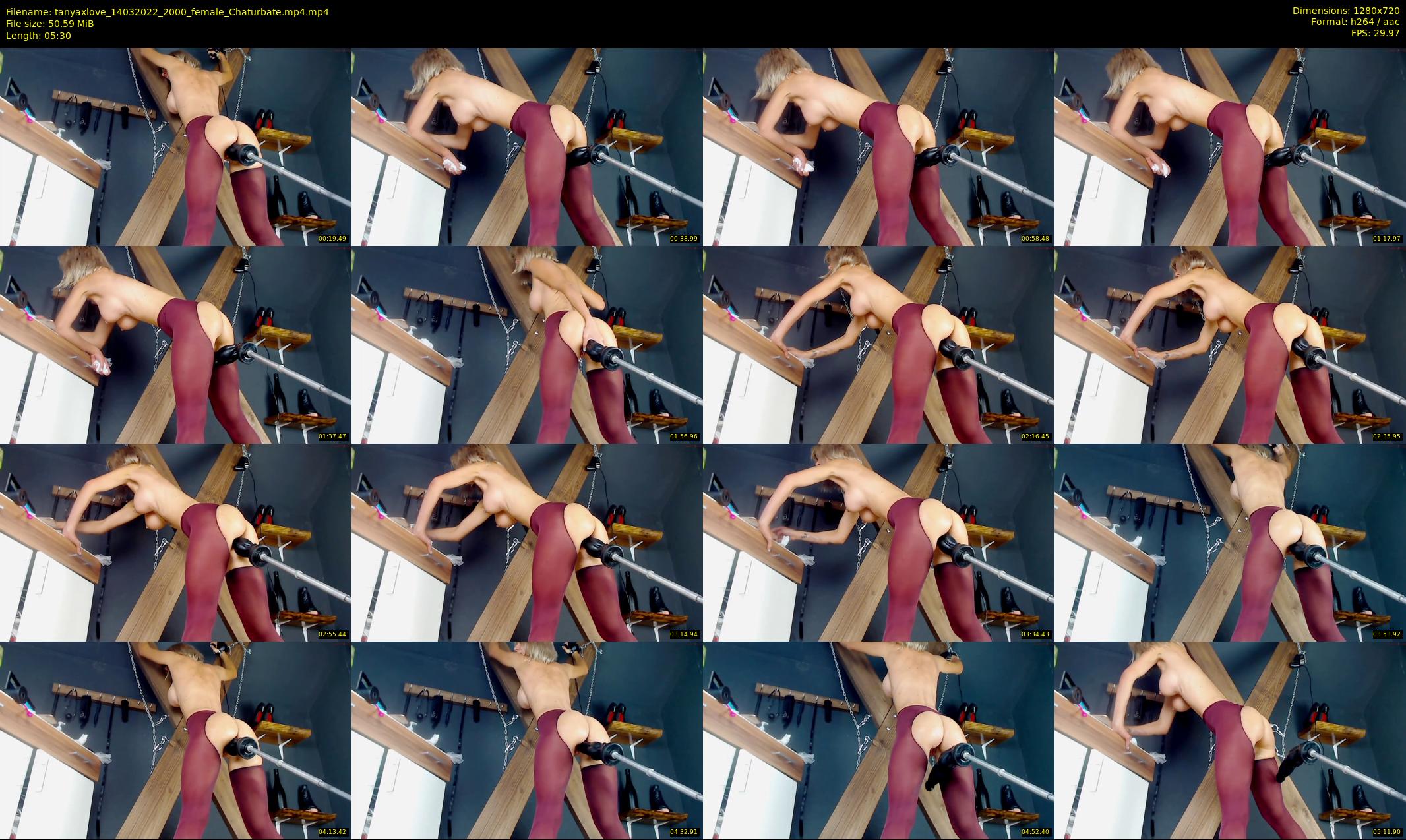 tanyaxlove — 6 minute Chaturbate female cam show recording, 720p, Mar 14, 2022