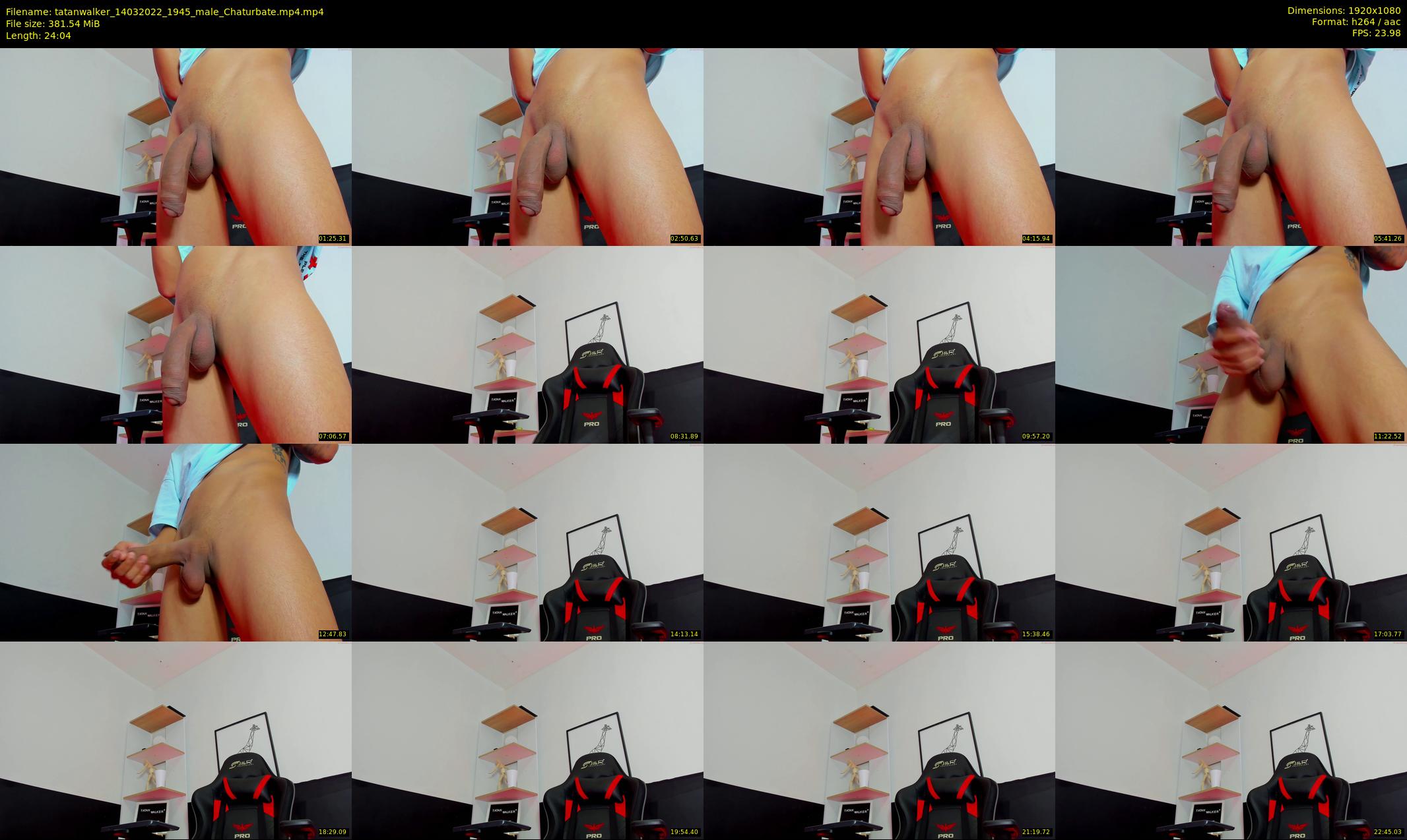 tatanwalker — 25 minute Chaturbate male cam show recording, 1080p, Mar 14, 2022