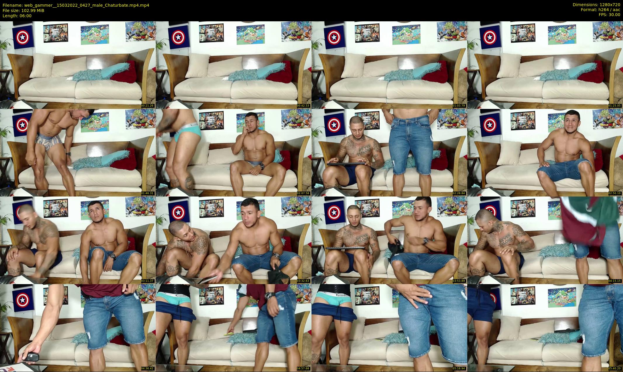 web_gammer_ — 6 minute Chaturbate male cam show recording, 720p, Mar 15, 2022