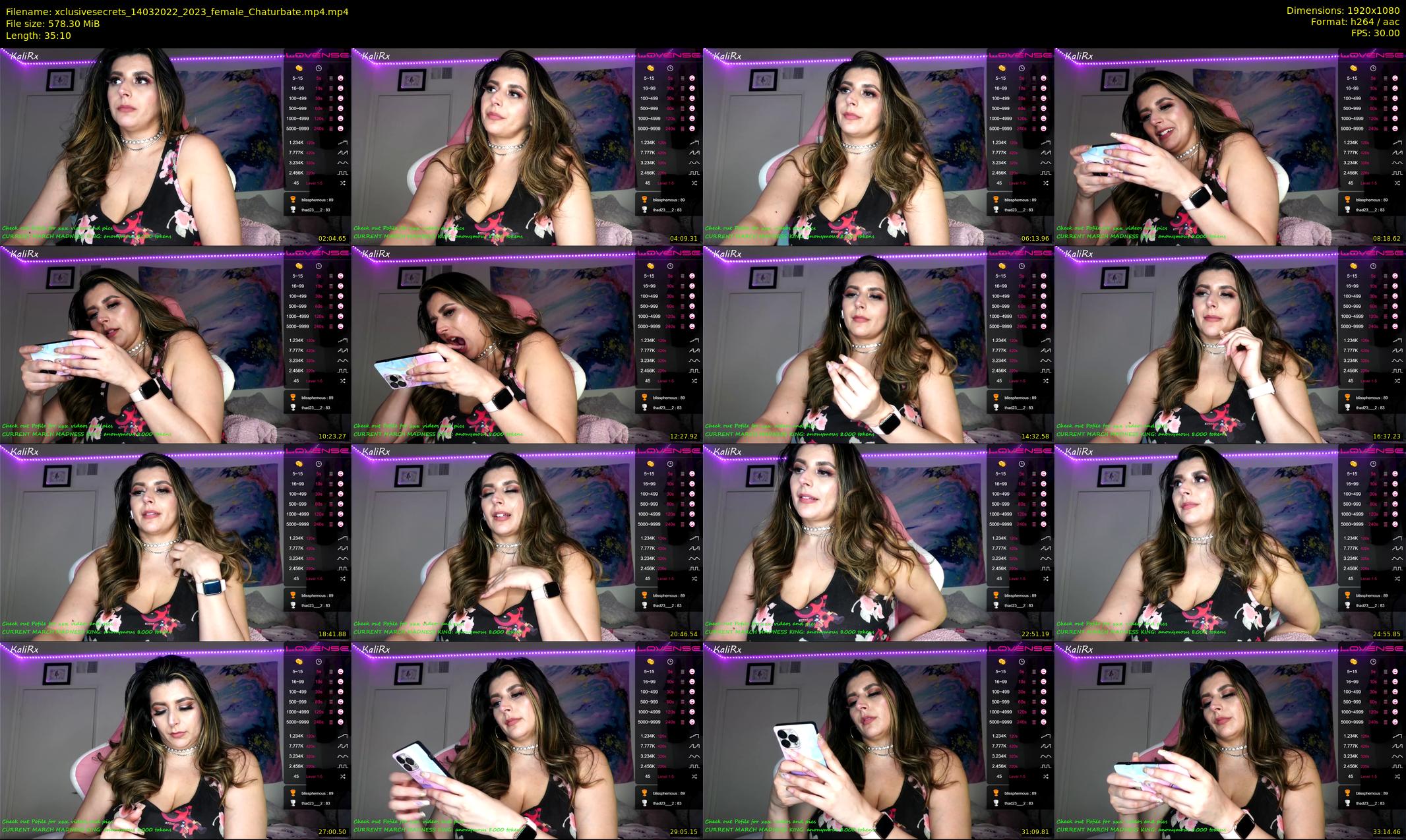 xclusivesecrets — 36 minute Chaturbate female cam show recording, 1080p, Mar 14, 2022
