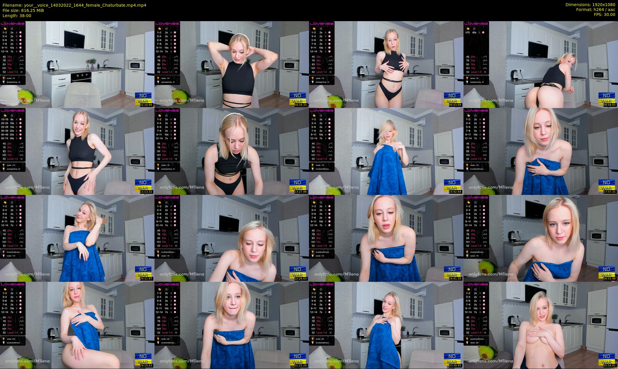 your__voice — 38 minute Chaturbate female cam show recording, 1080p, Mar 14, 2022