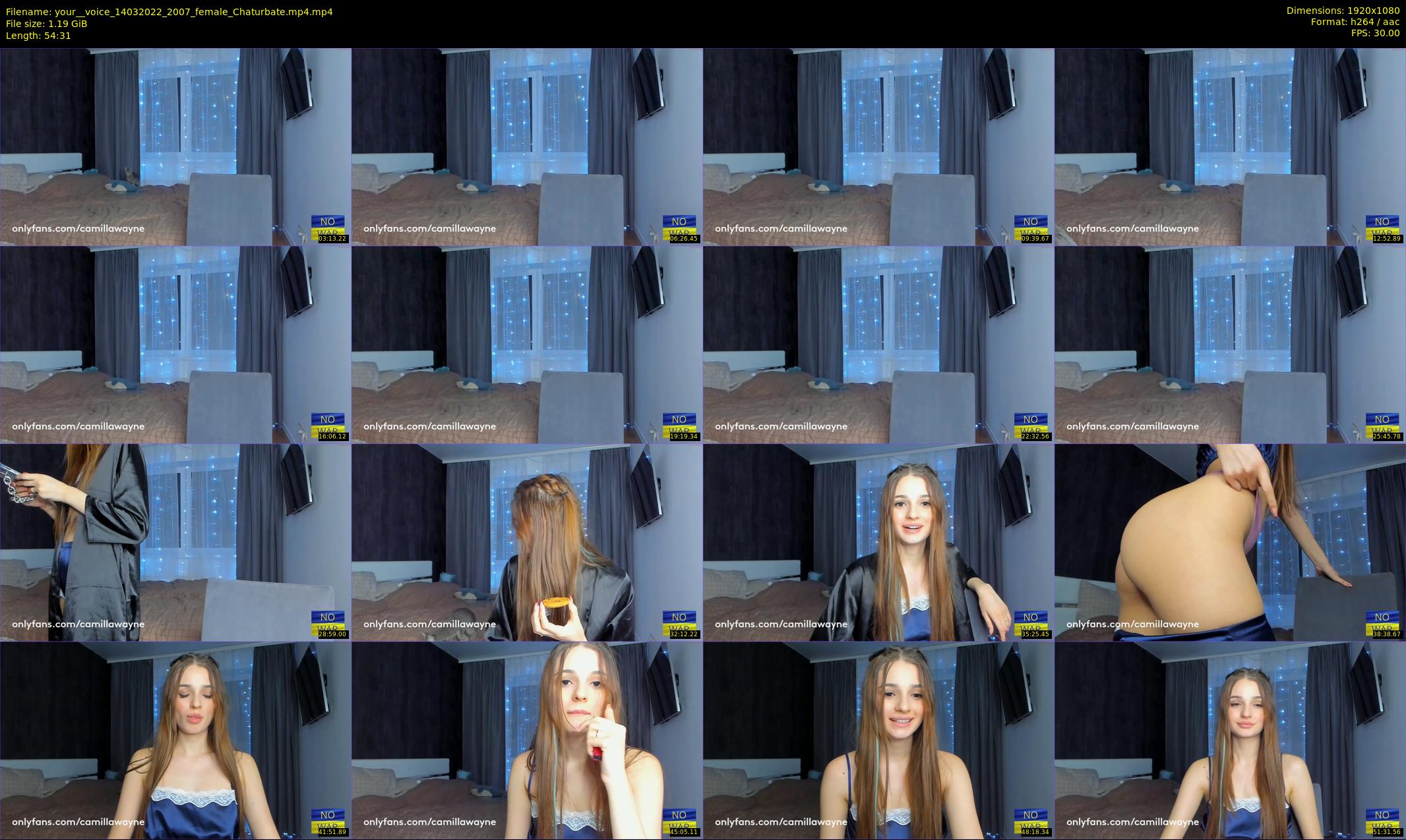 your__voice — 55 minute Chaturbate female cam show recording, 1080p, Mar 14, 2022