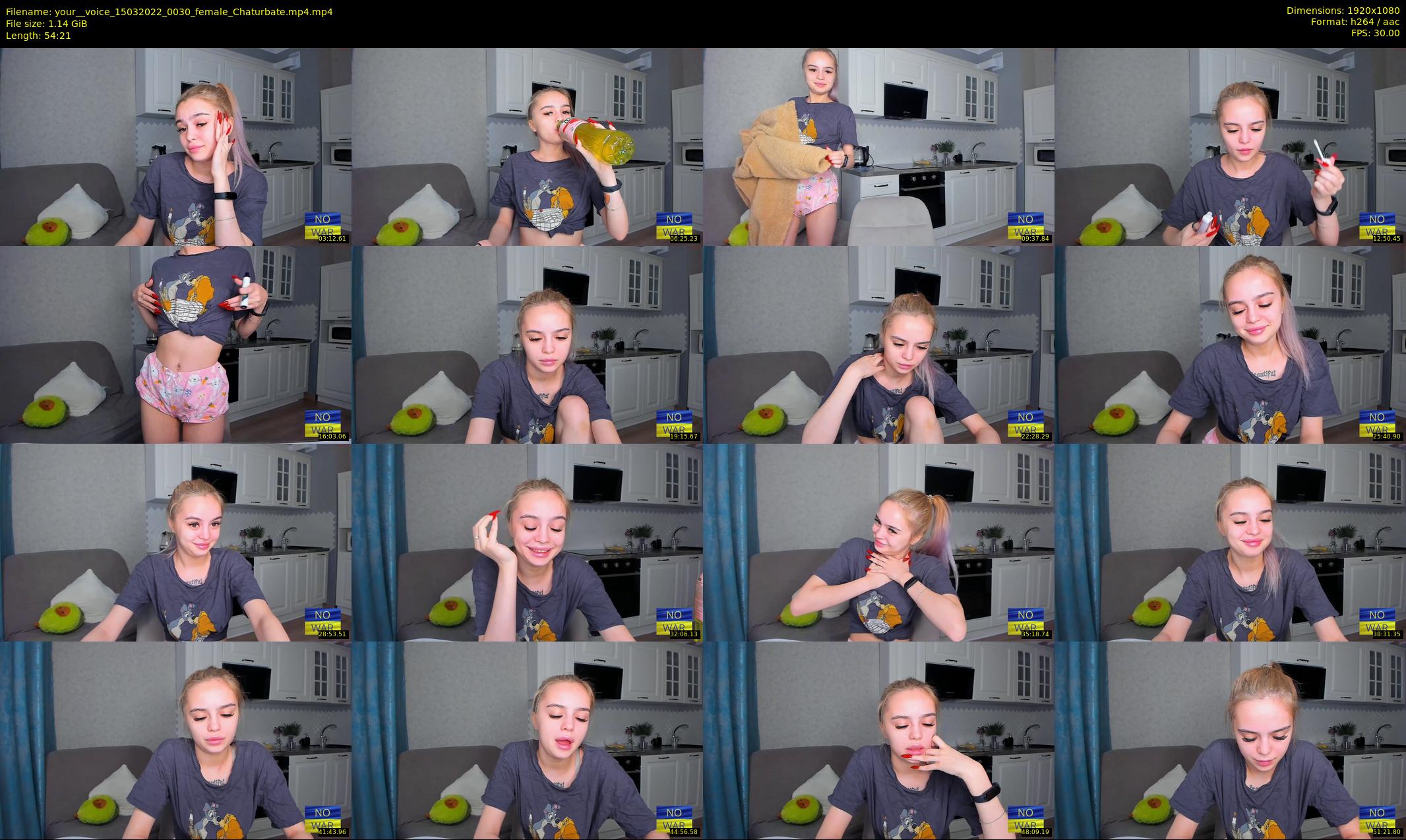 your__voice — 55 minute Chaturbate female cam show recording, 1080p, Mar 15, 2022