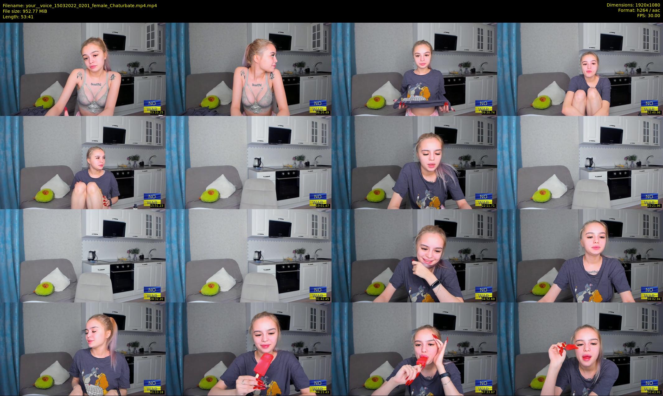 your__voice — 54 minute Chaturbate female cam show recording, 1080p, Mar 15, 2022