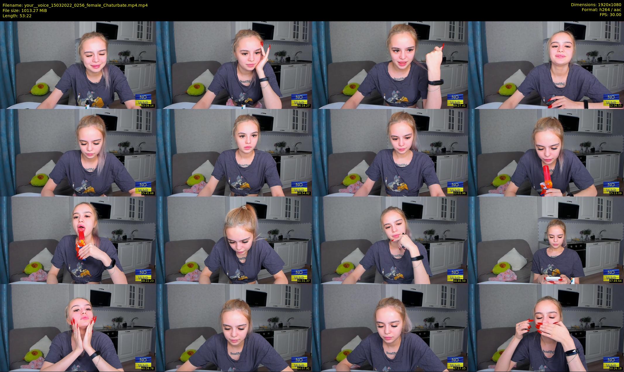 your__voice — 54 minute Chaturbate female cam show recording, 1080p, Mar 15, 2022