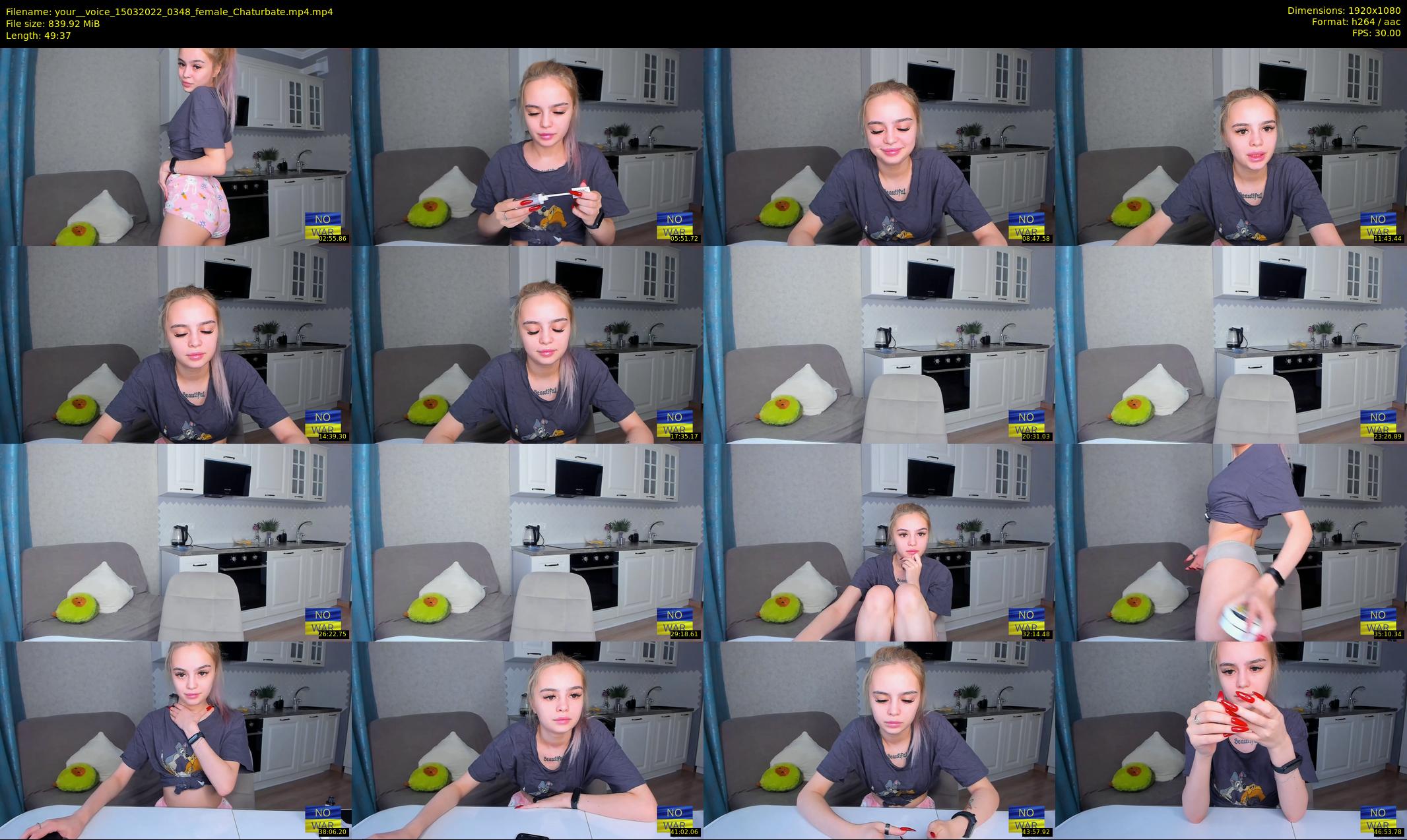 your__voice — 50 minute Chaturbate female cam show recording, 1080p, Mar 15, 2022