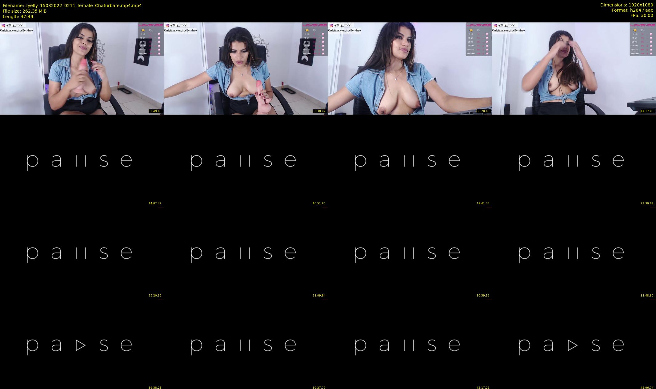zyelly — 48 minute Chaturbate female cam show recording, 1080p, Mar 15, 2022