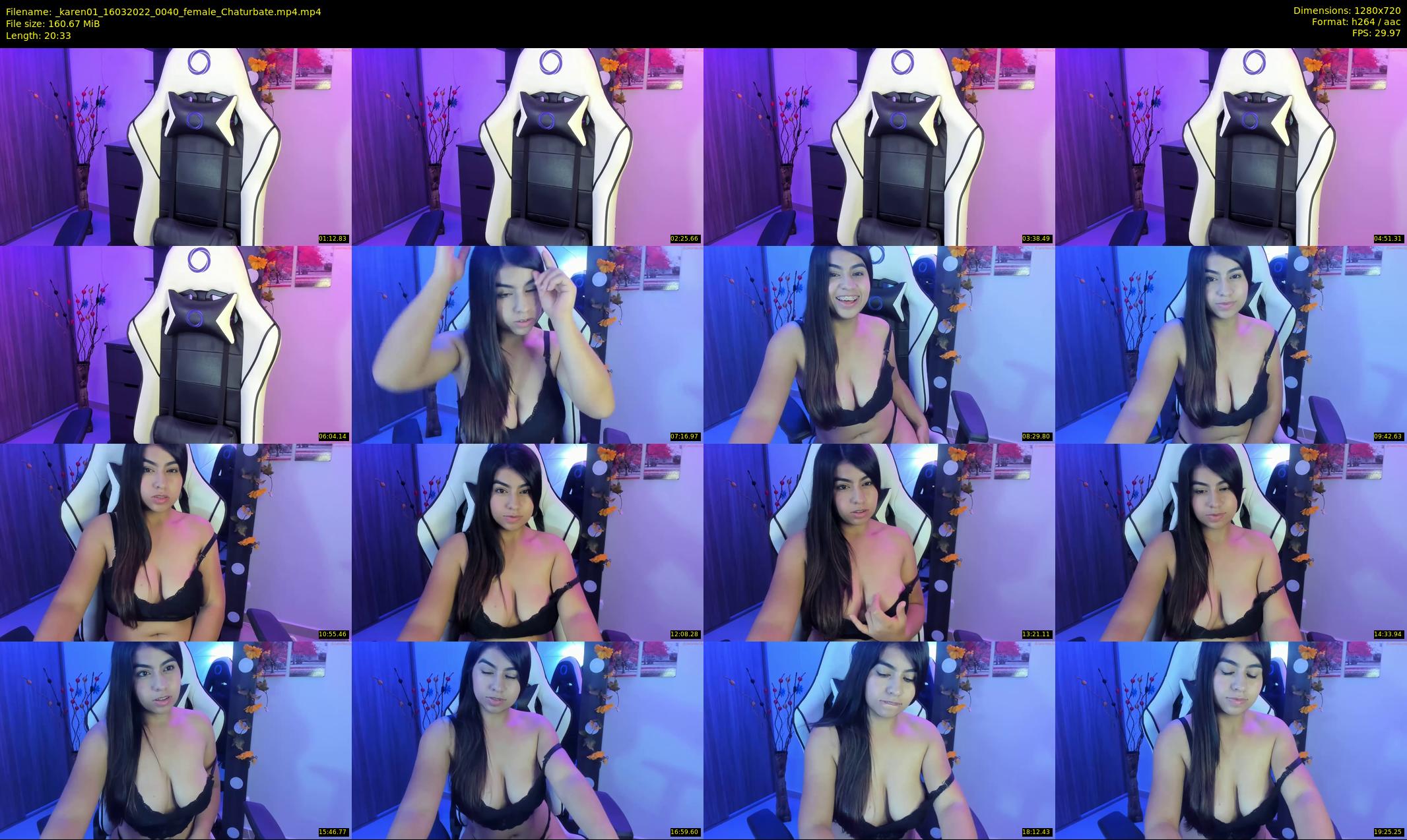 _karen01 — 21 minute Chaturbate female cam show recording, 720p, Mar 16, 2022