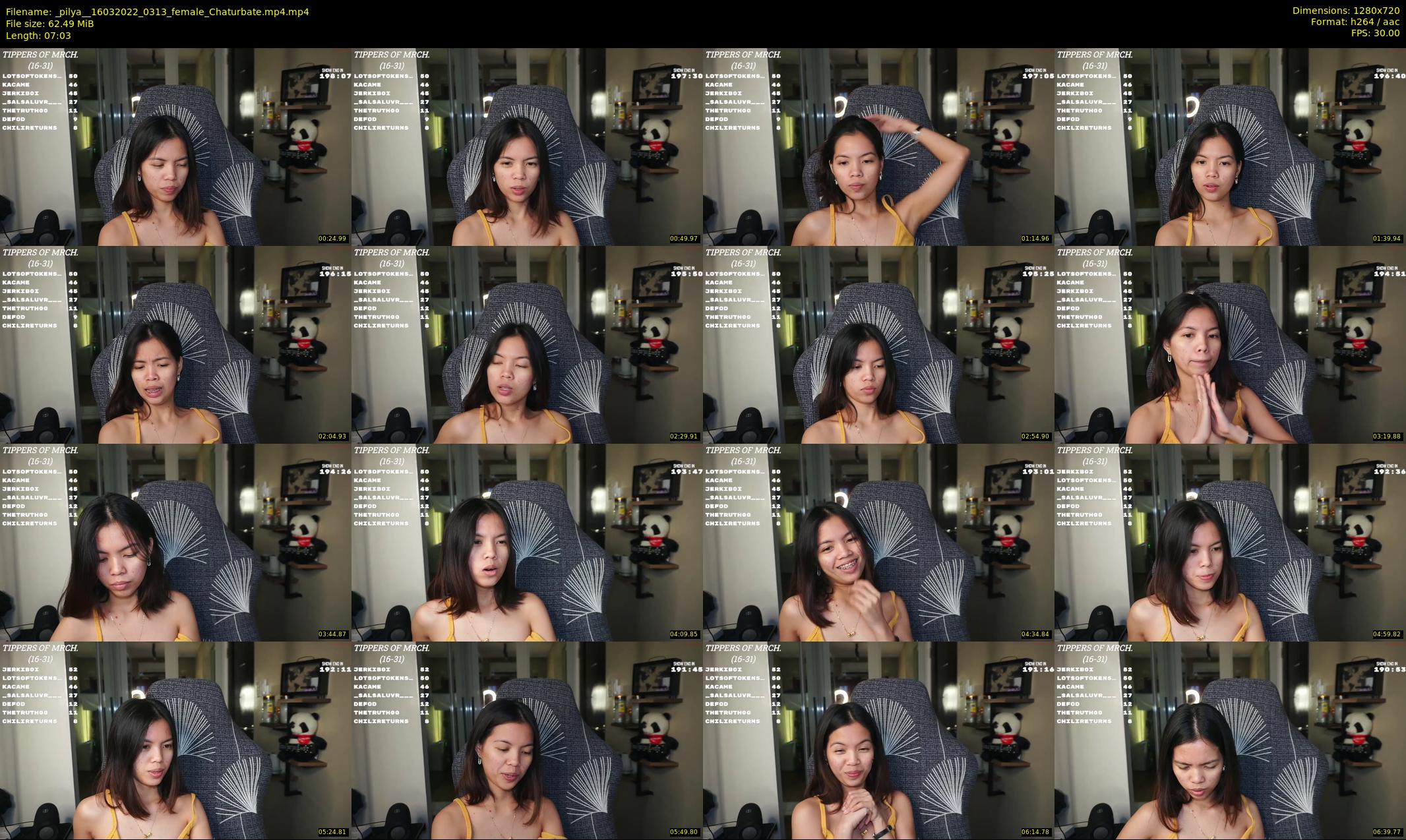_pilya_ — 8 minute Chaturbate female cam show recording, 720p, Mar 16, 2022