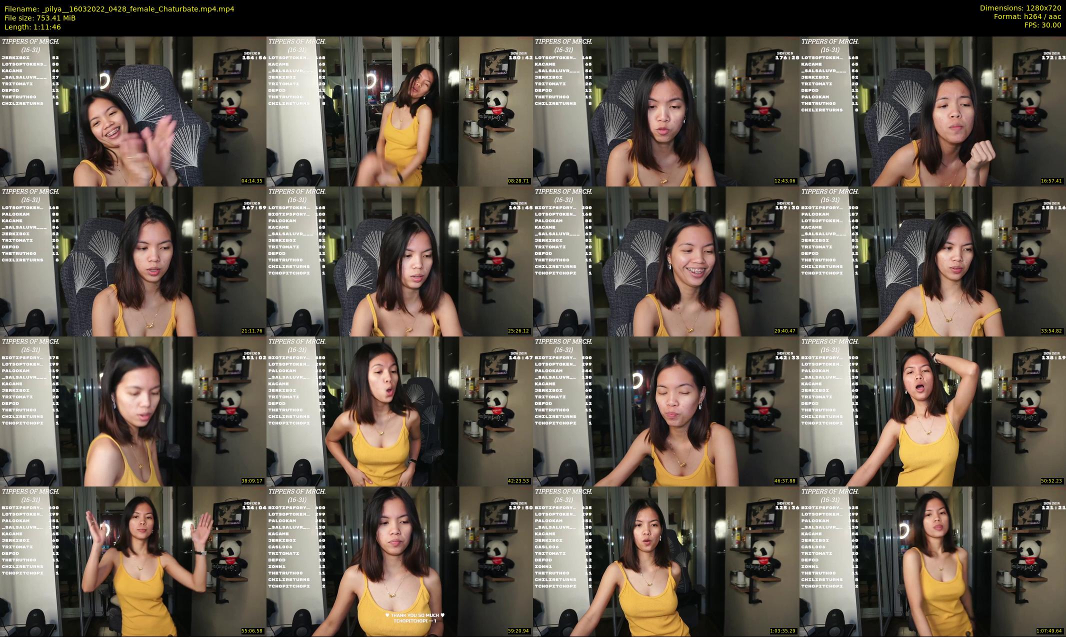 _pilya_ — 72 minute Chaturbate female cam show recording, 720p, Mar 16, 2022