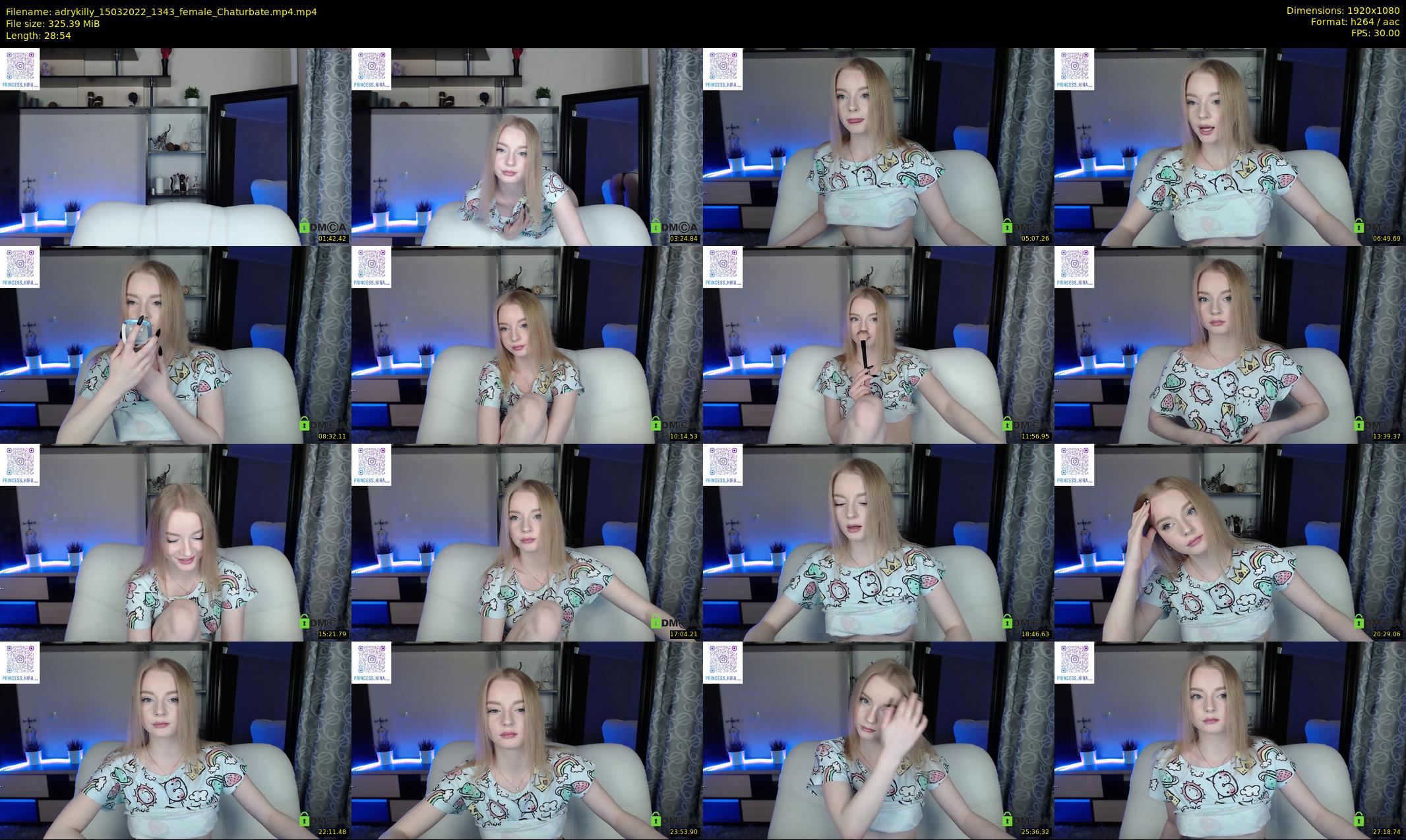 adrykilly — 29 minute Chaturbate female cam show recording, 1080p, Mar 15, 2022