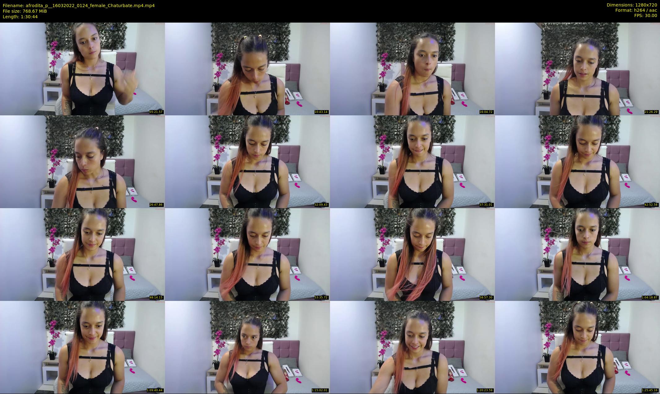 afrodita_p_ — 91 minute Chaturbate female cam show recording, 720p, Mar 16, 2022