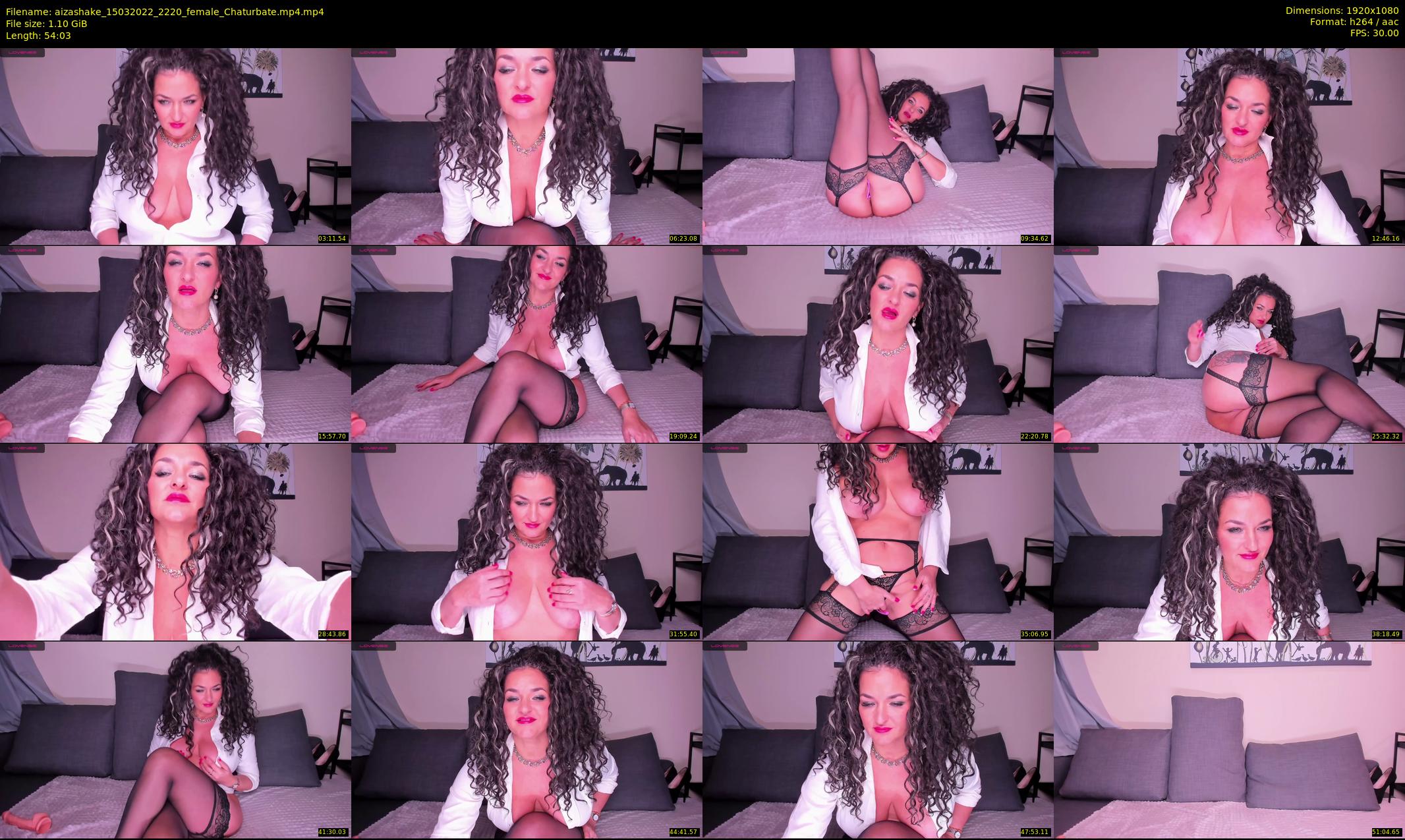 aizashake — 55 minute Chaturbate female cam show recording, 1080p, Mar 15, 2022