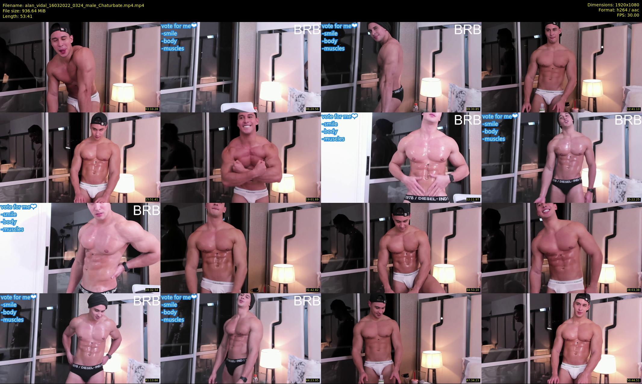 alan_vidal — 54 minute Chaturbate male cam show recording, 1080p, Mar 16, 2022