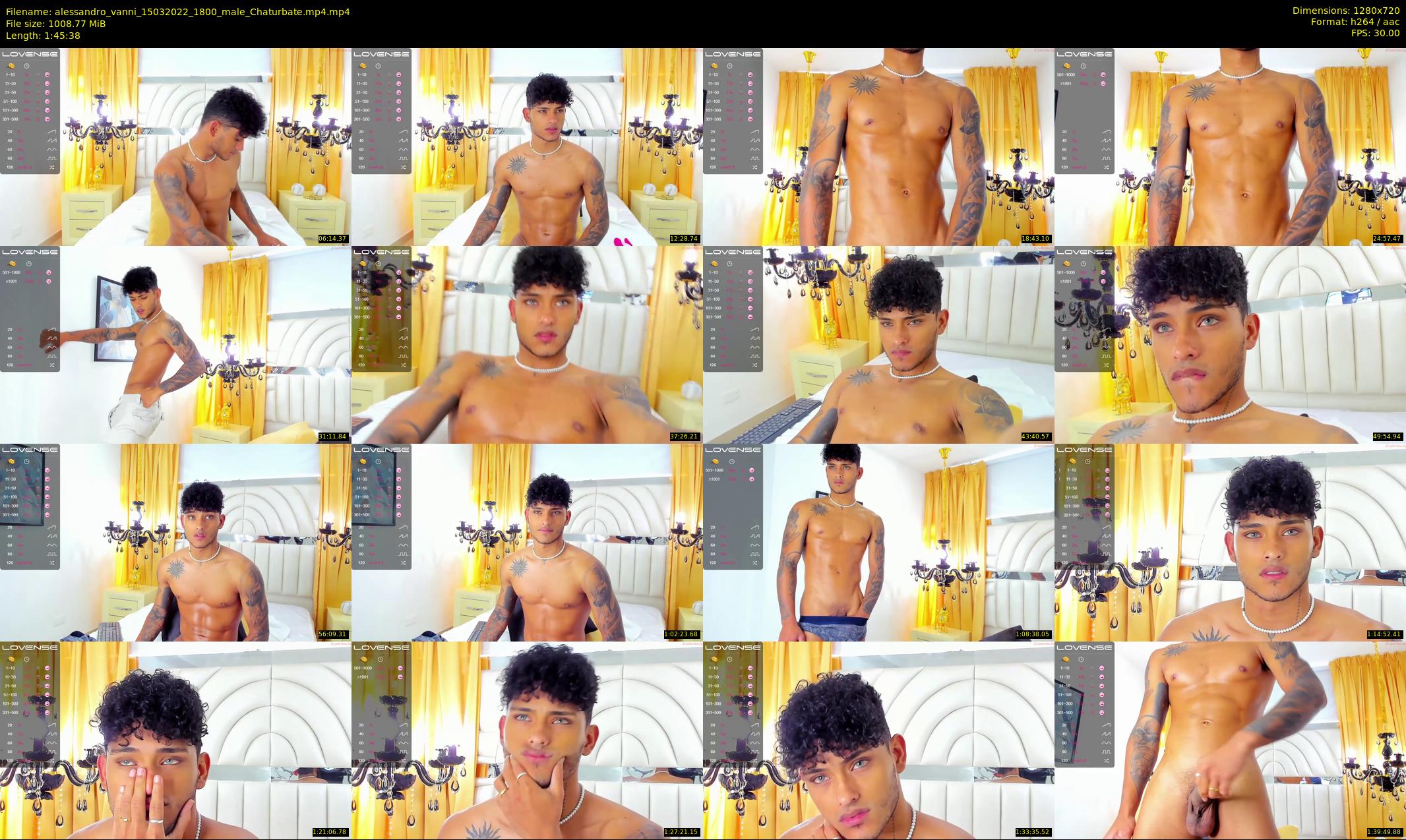 alessandro_vanni — 106 minute Chaturbate male cam show recording, 720p, Mar 15, 2022
