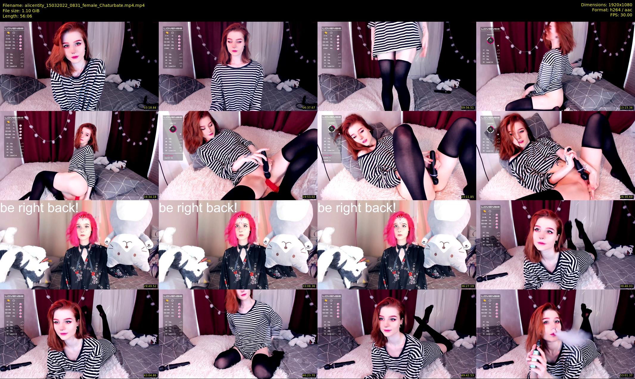 alicentity — 57 minute Chaturbate female cam show recording, 1080p, Mar 15, 2022