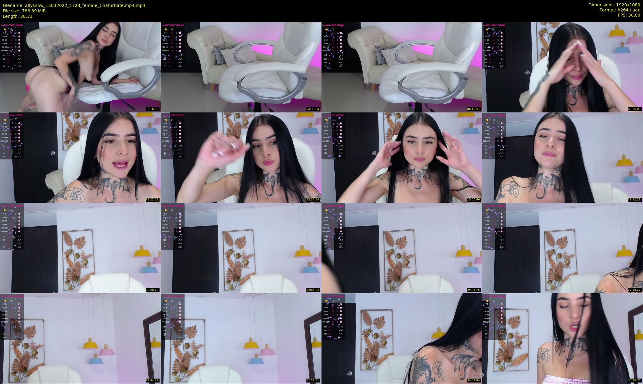 allysnow — 39 minute Chaturbate female cam show recording, 1080p, Mar 15, 2022