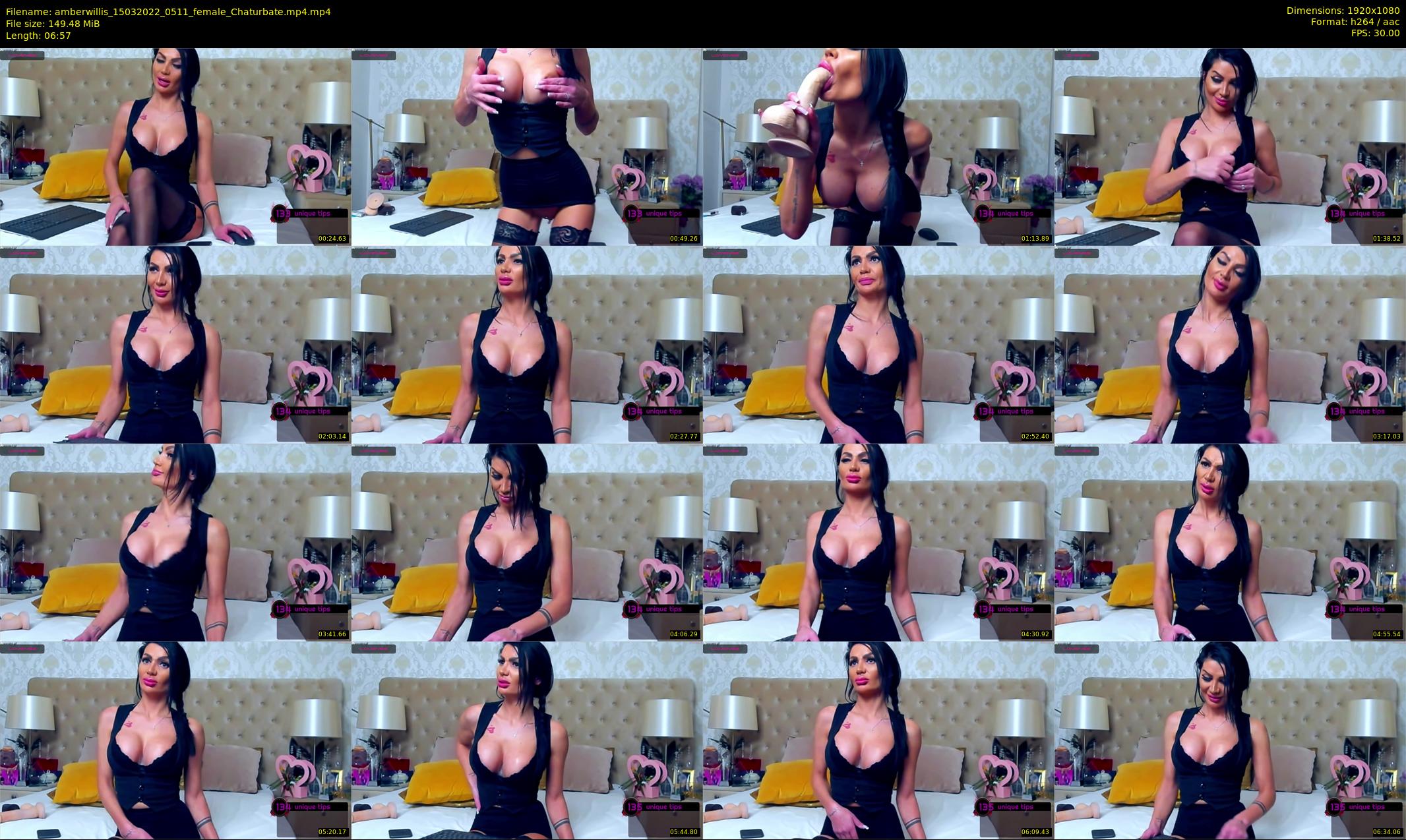 amberwillis — 7 minute Chaturbate female cam show recording, 1080p, Mar 15, 2022
