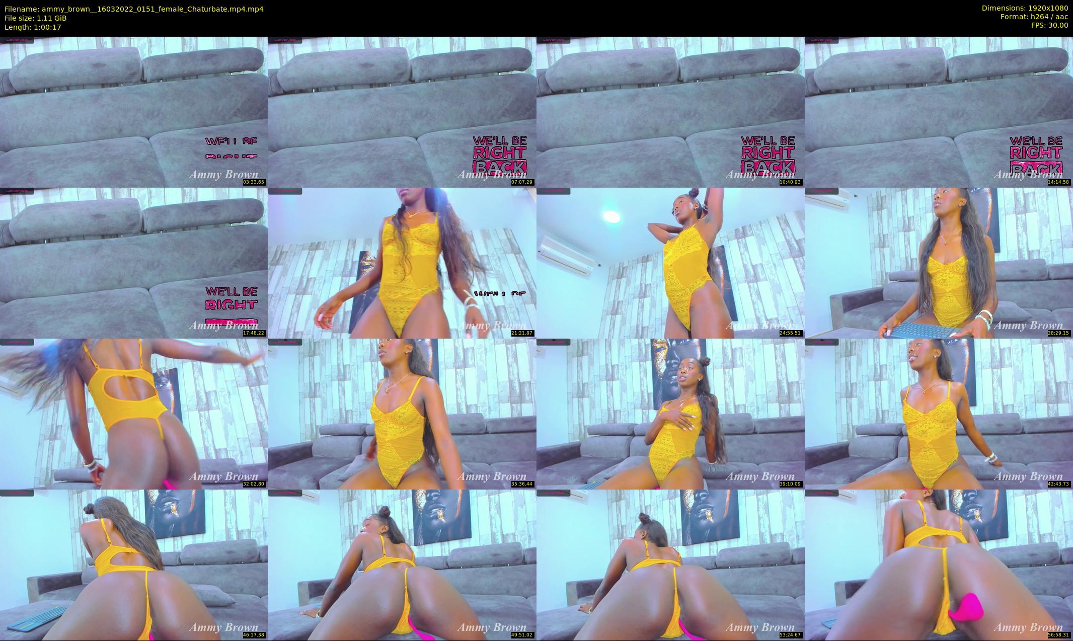 ammy_brown_ — 61 minute Chaturbate female cam show recording, 1080p, Mar 16, 2022