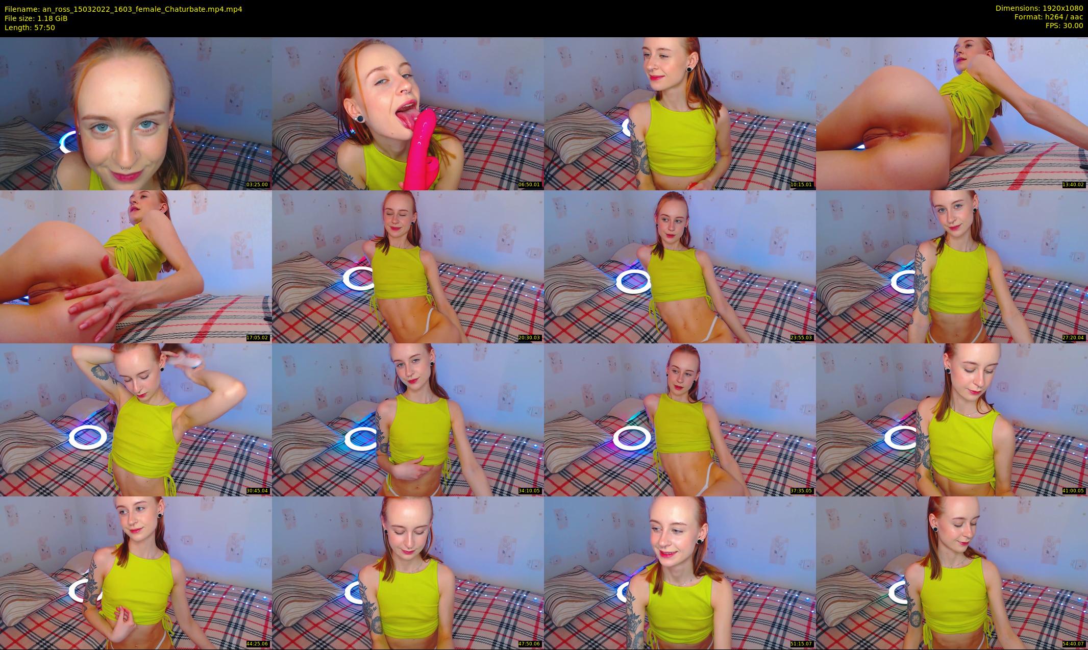an_ross — 58 minute Chaturbate female cam show recording, 1080p, Mar 15, 2022