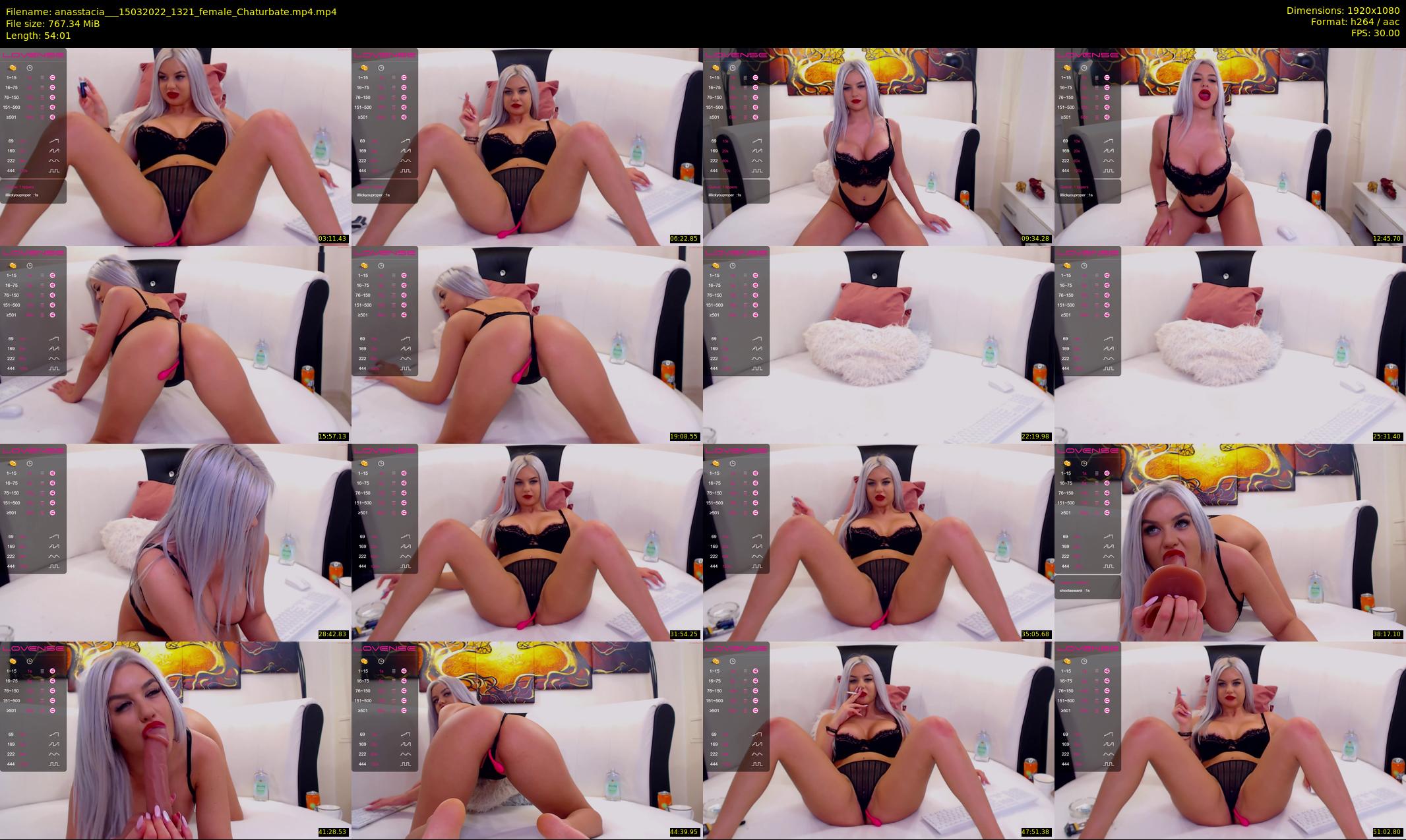 anasstacia__ — 55 minute Chaturbate female cam show recording, 1080p, Mar 15, 2022