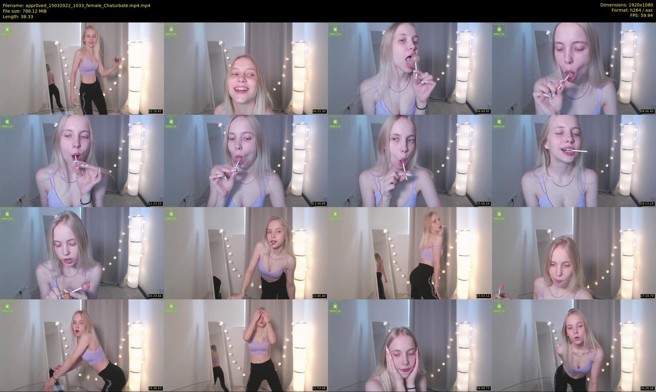 appr0ved — 39 minute Chaturbate female cam show recording, 1080p, Mar 15, 2022