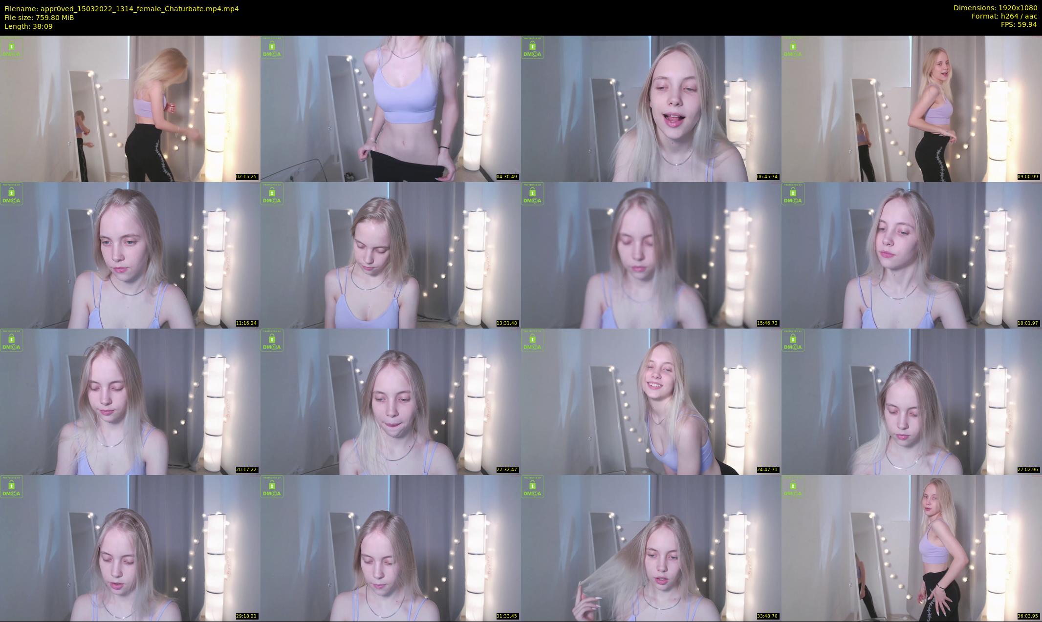 appr0ved — 39 minute Chaturbate female cam show recording, 1080p, Mar 15, 2022
