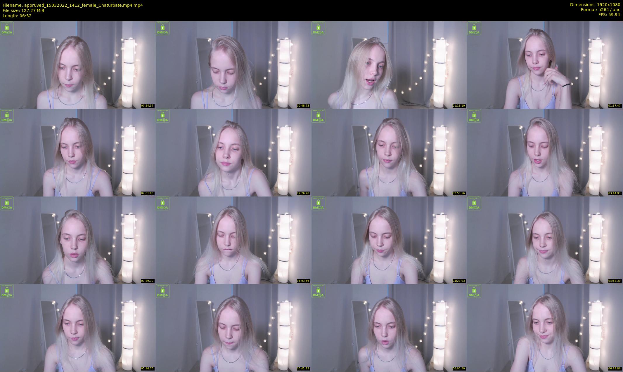 appr0ved — 7 minute Chaturbate female cam show recording, 1080p, Mar 15, 2022