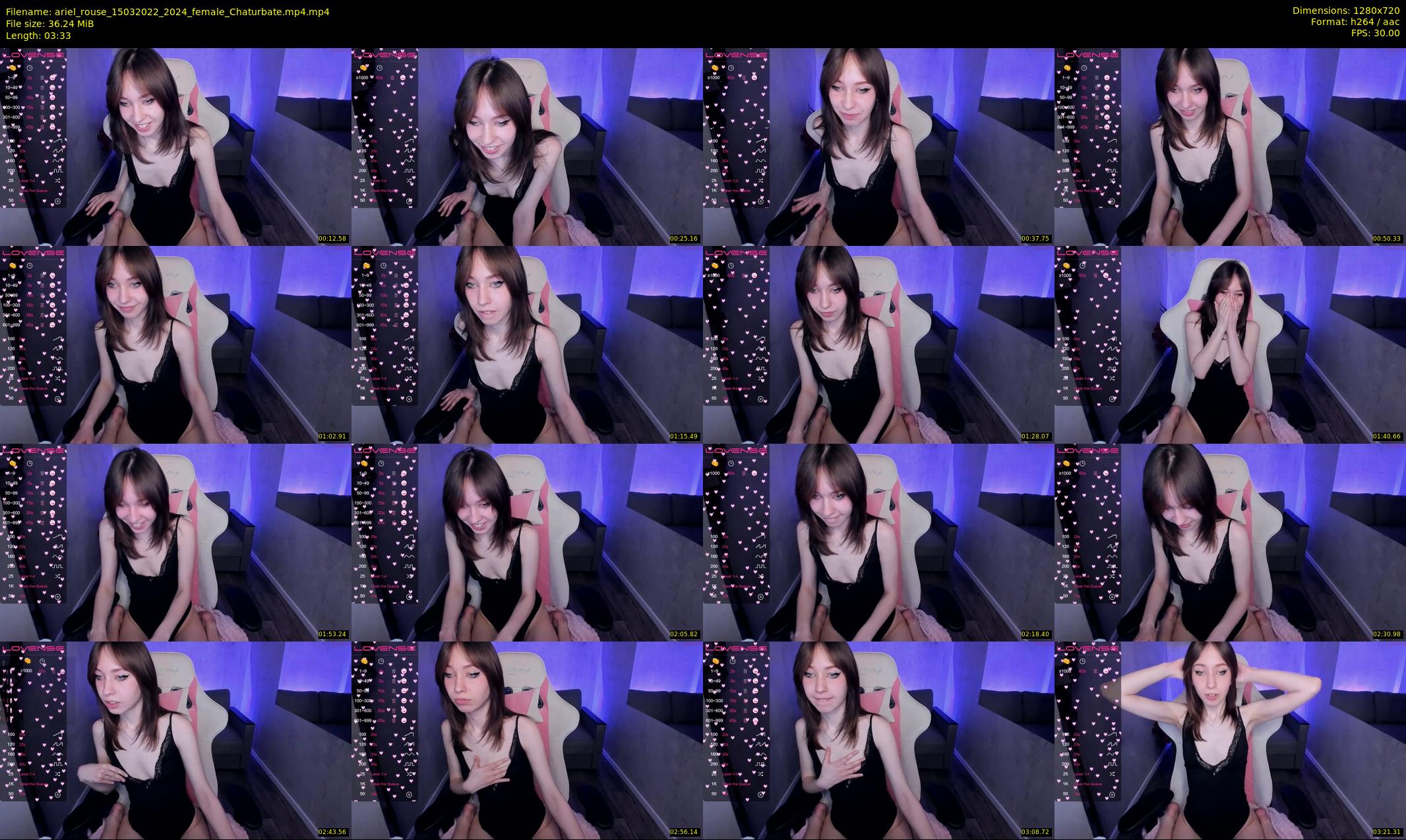 ariel_rouse — 4 minute Chaturbate female cam show recording, 720p, Mar 15, 2022
