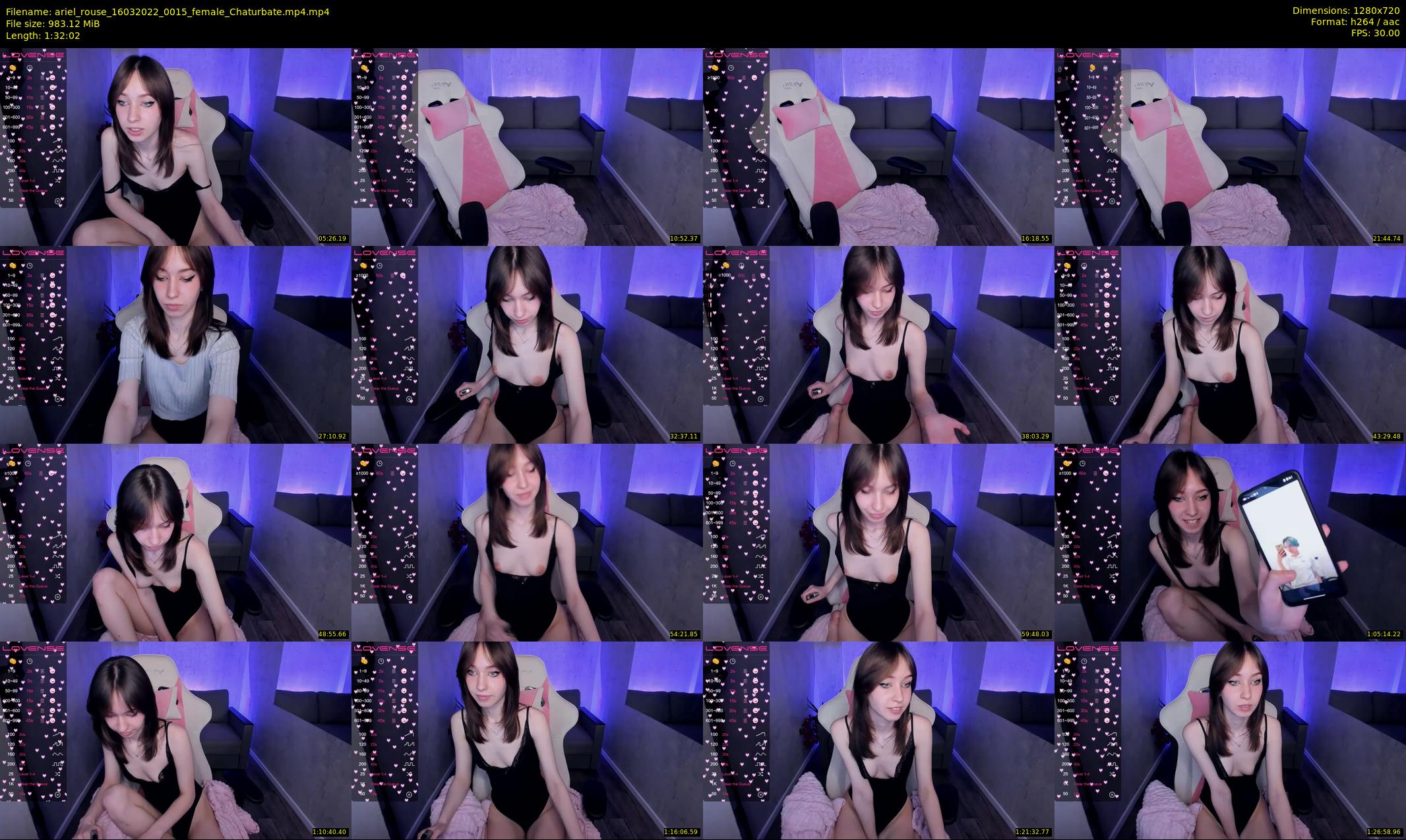 ariel_rouse — 93 minute Chaturbate female cam show recording, 720p, Mar 16, 2022