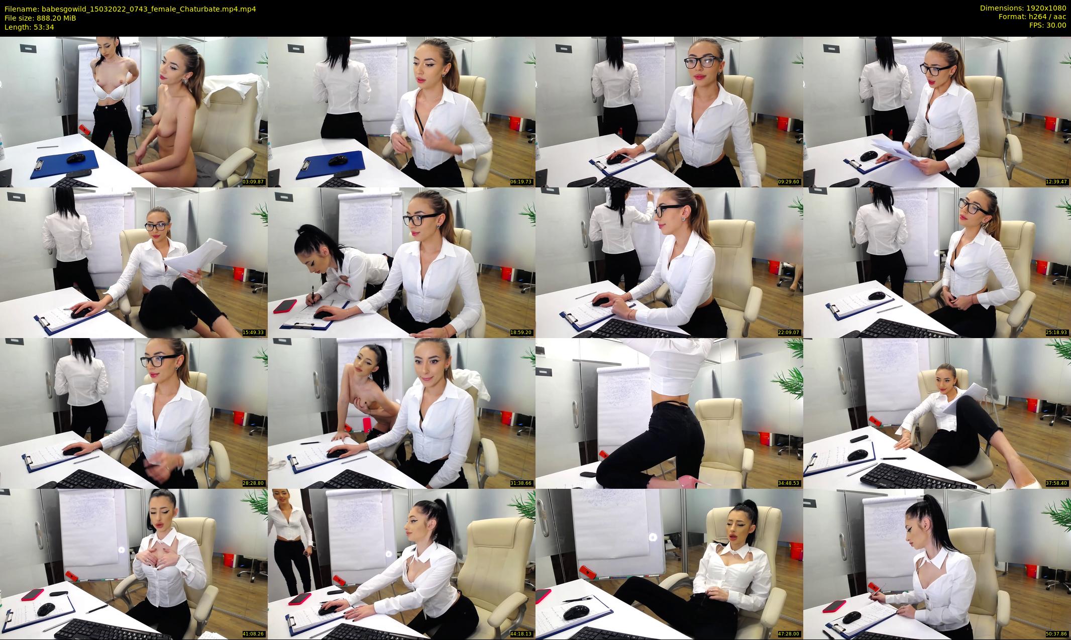babesgowild — 54 minute Chaturbate couple cam show recording, 1080p, Mar 15, 2022