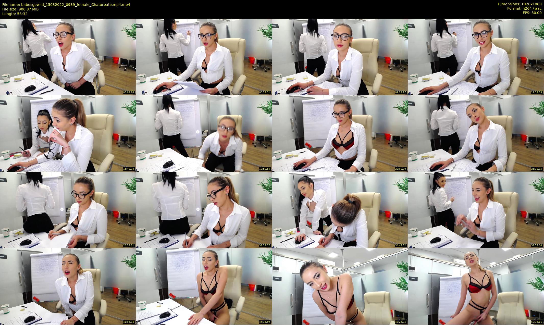 babesgowild — 54 minute Chaturbate couple cam show recording, 1080p, Mar 15, 2022
