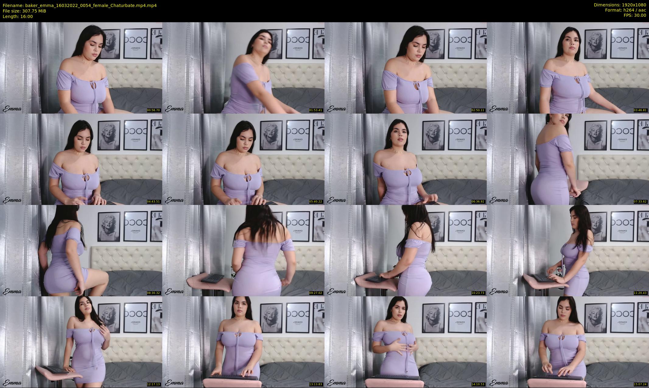 baker_emma — 16 minute Chaturbate female cam show recording, 1080p, Mar 16, 2022