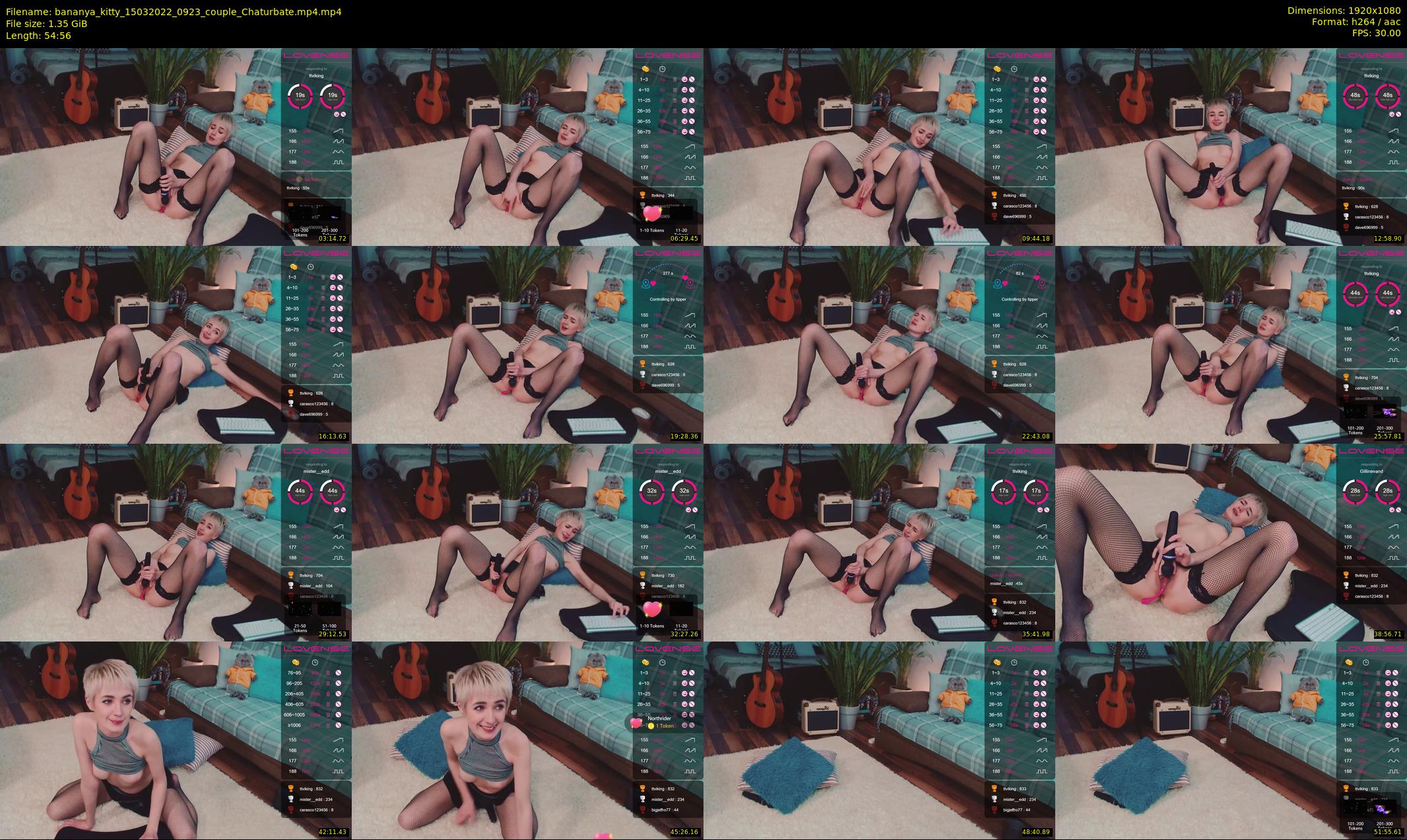 bananya_kitty — 55 minute Chaturbate couple cam show recording, 1080p, Mar 15, 2022