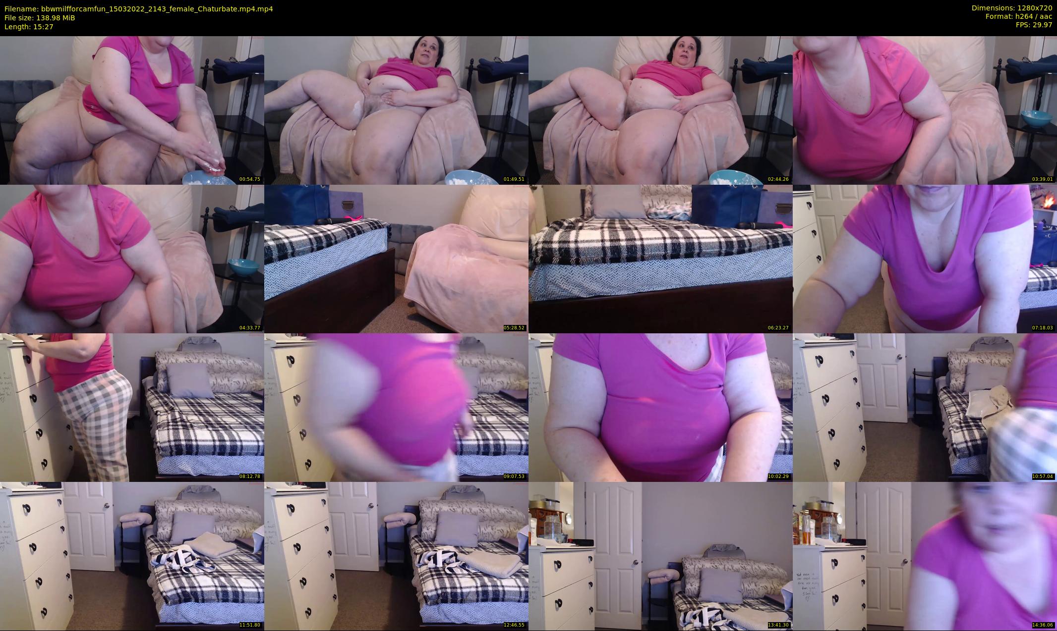 bbwmilfforcamfun — 16 minute Chaturbate female cam show recording, 720p, Mar 15, 2022