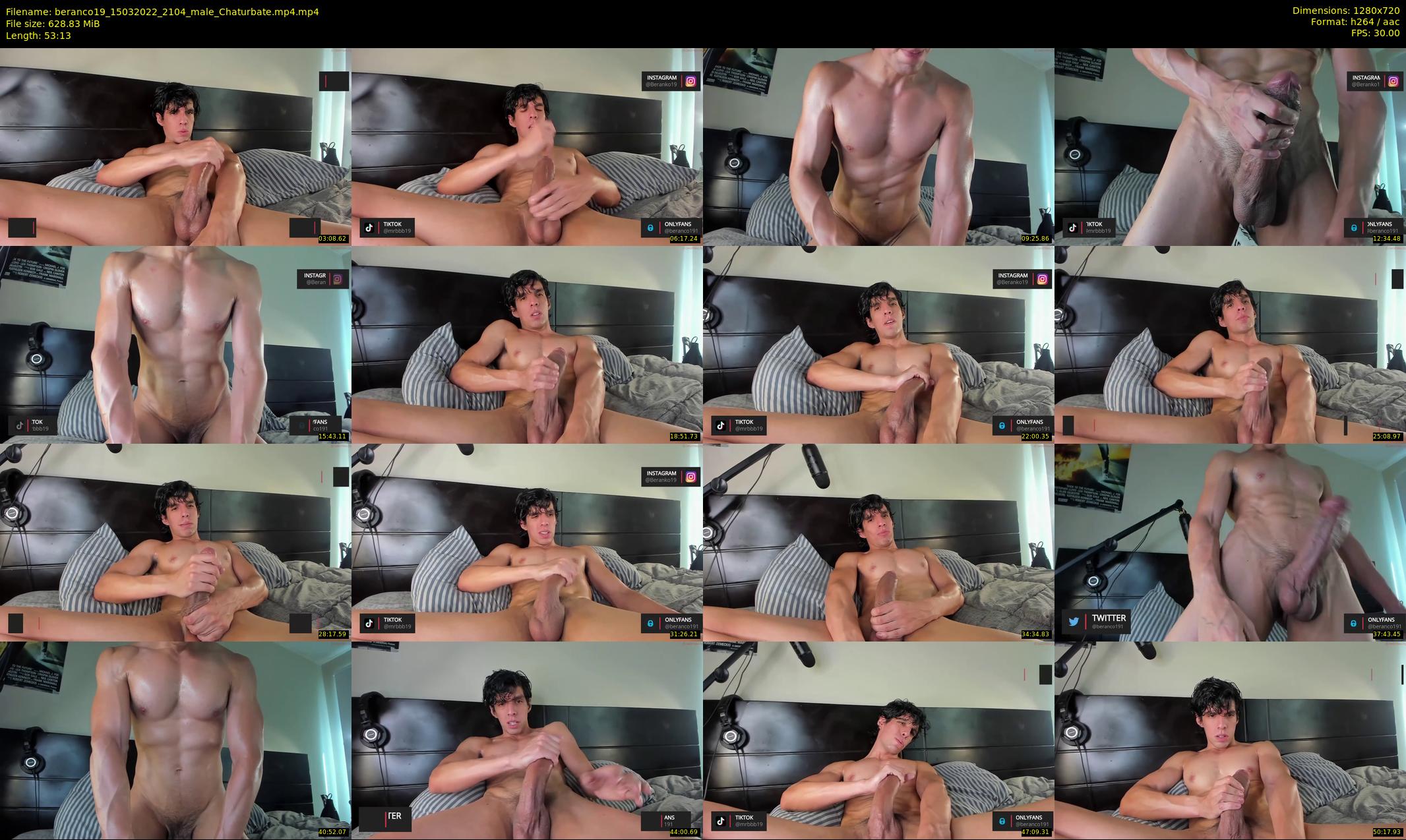 beranco19 — 54 minute Chaturbate male cam show recording, 720p, Mar 15, 2022