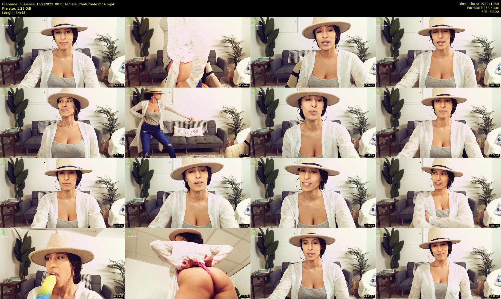 blissense — 55 minute Chaturbate female cam show recording, 1080p, Mar 16, 2022