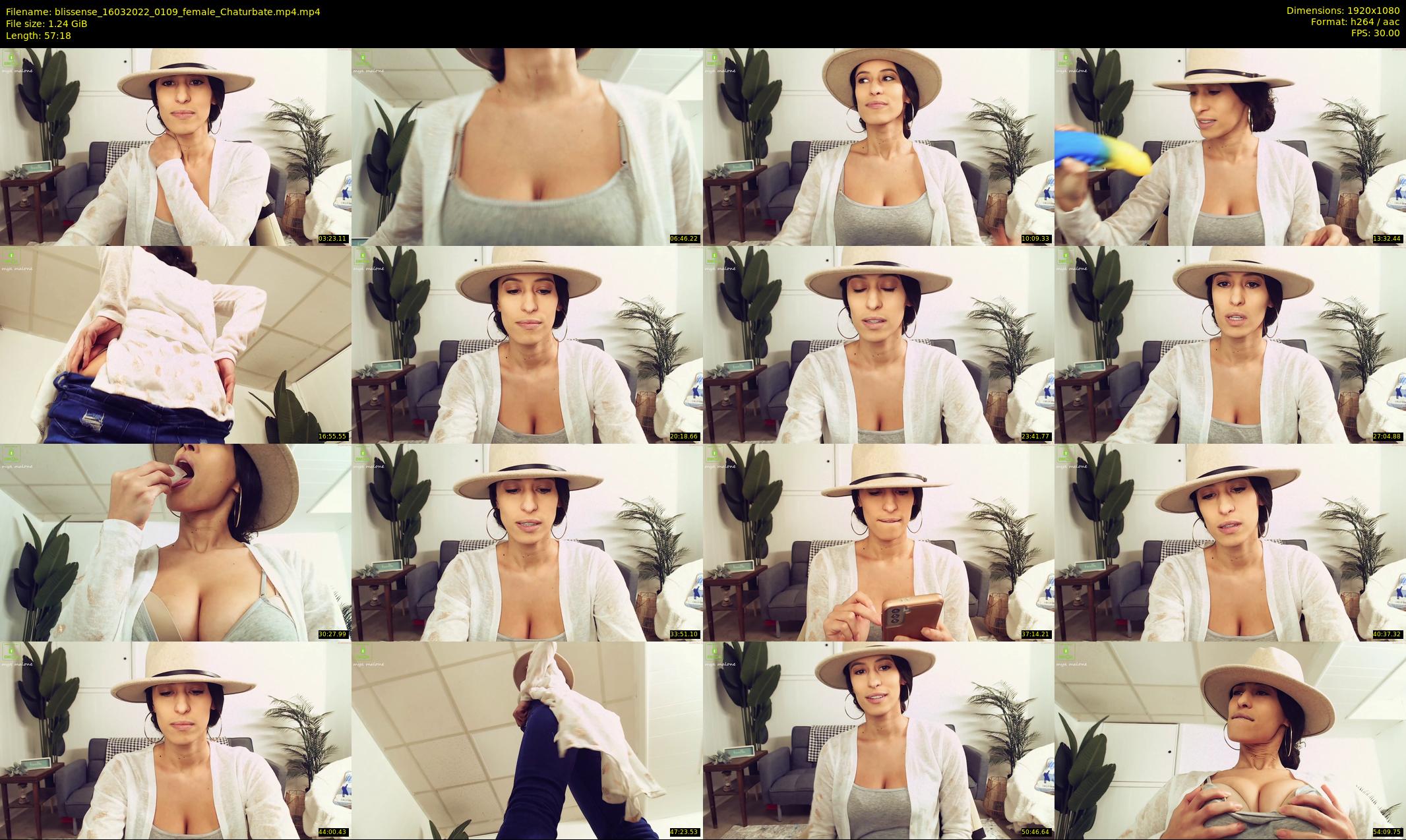 blissense — 58 minute Chaturbate female cam show recording, 1080p, Mar 16, 2022