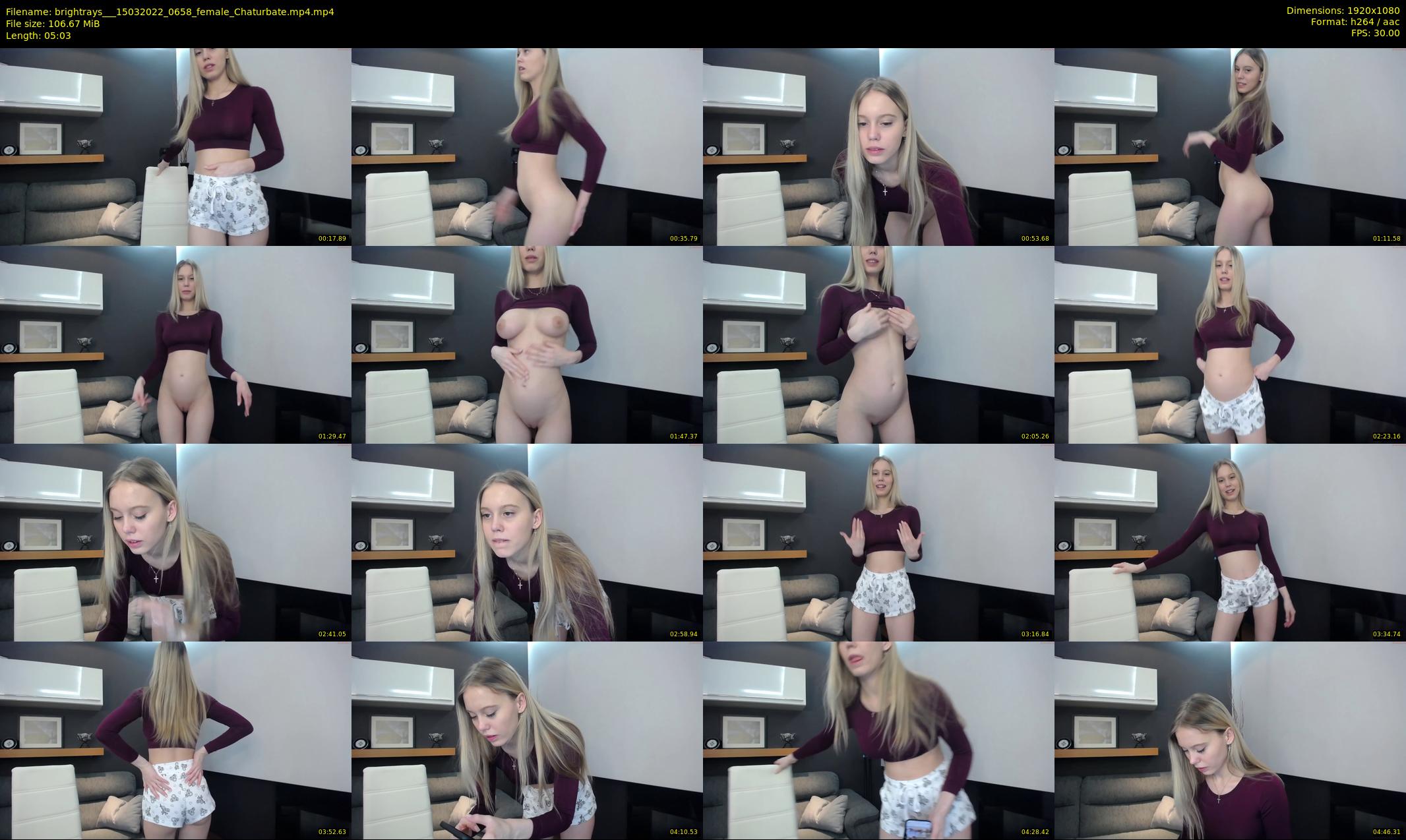 brightrays__ — 6 minute Chaturbate female cam show recording, 1080p, Mar 15, 2022