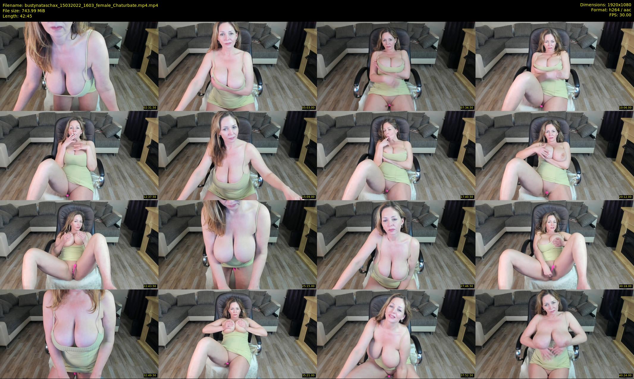bustynataschax — 43 minute Chaturbate female cam show recording, 1080p, Mar 15, 2022