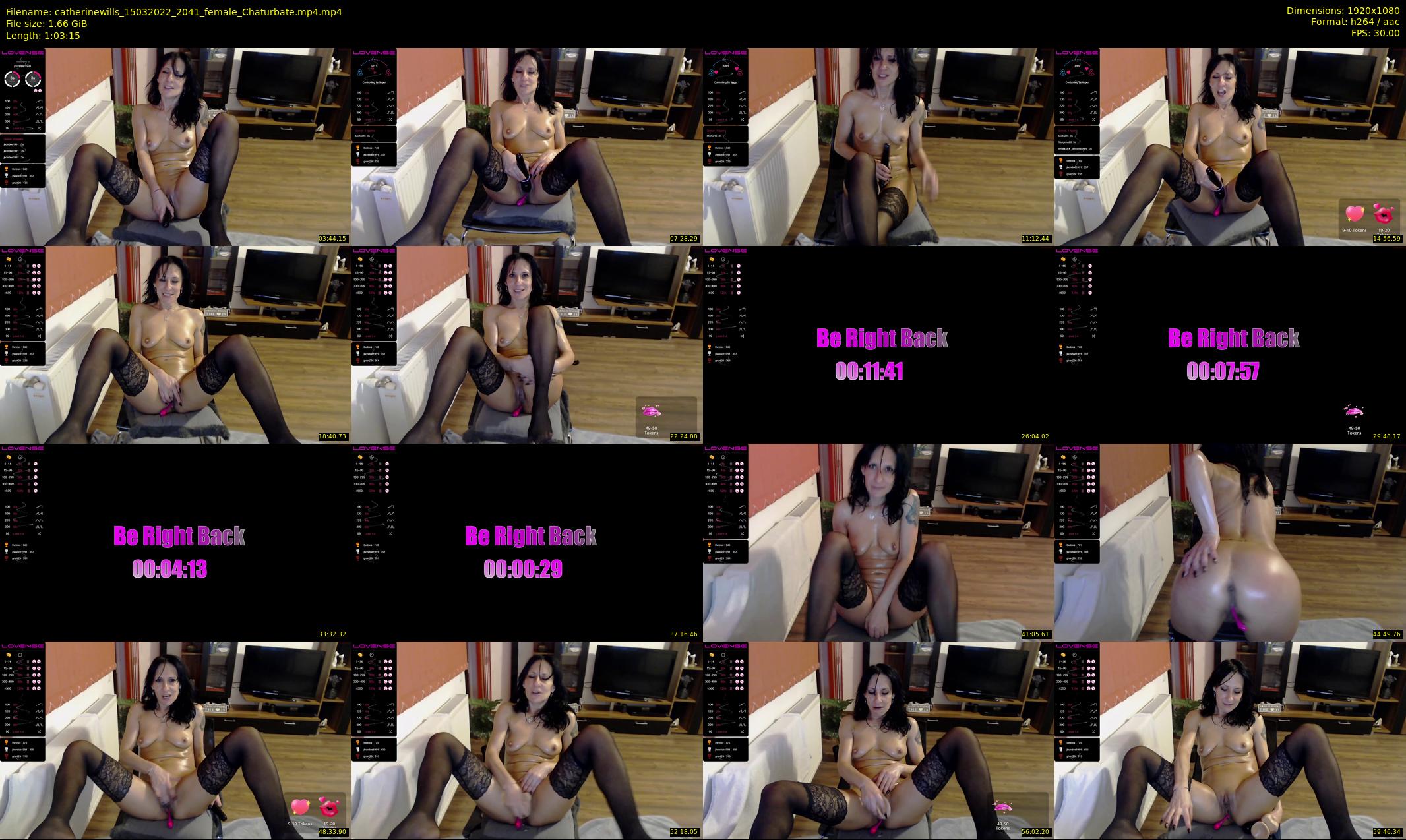 catherinewills — 64 minute Chaturbate female cam show recording, 1080p, Mar 15, 2022