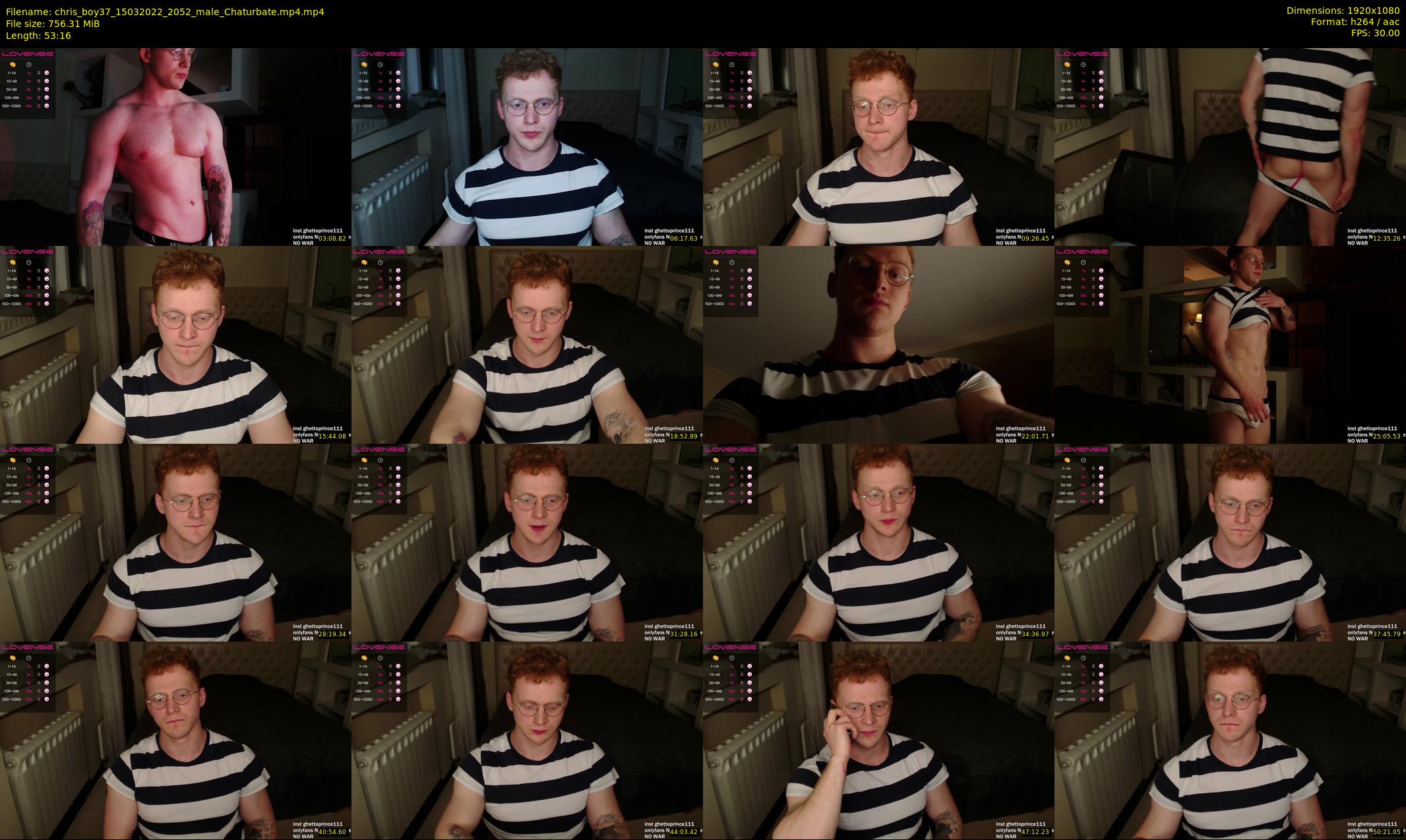 chris_boy37 — 54 minute Chaturbate male cam show recording, 1080p, Mar 15, 2022