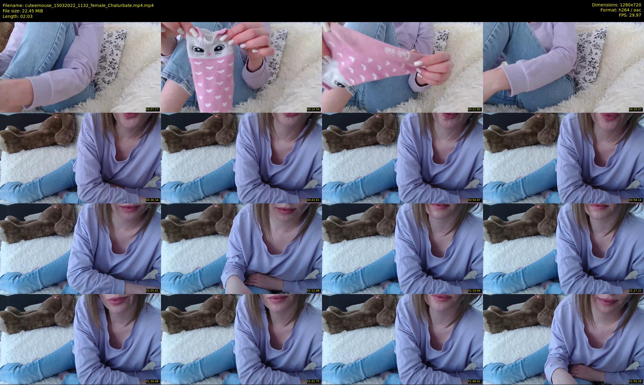 cuteemouse — 3 minute Chaturbate female cam show recording, 720p, Mar 15, 2022